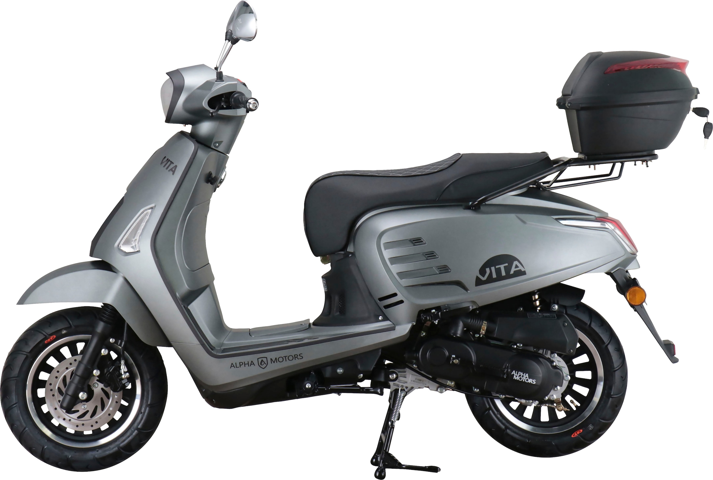 Motorroller Motors Alpha 8,56 cm³, 125 BAUR PS, »Vita«, km/h, 5, Topcase inkl. 85 Euro |
