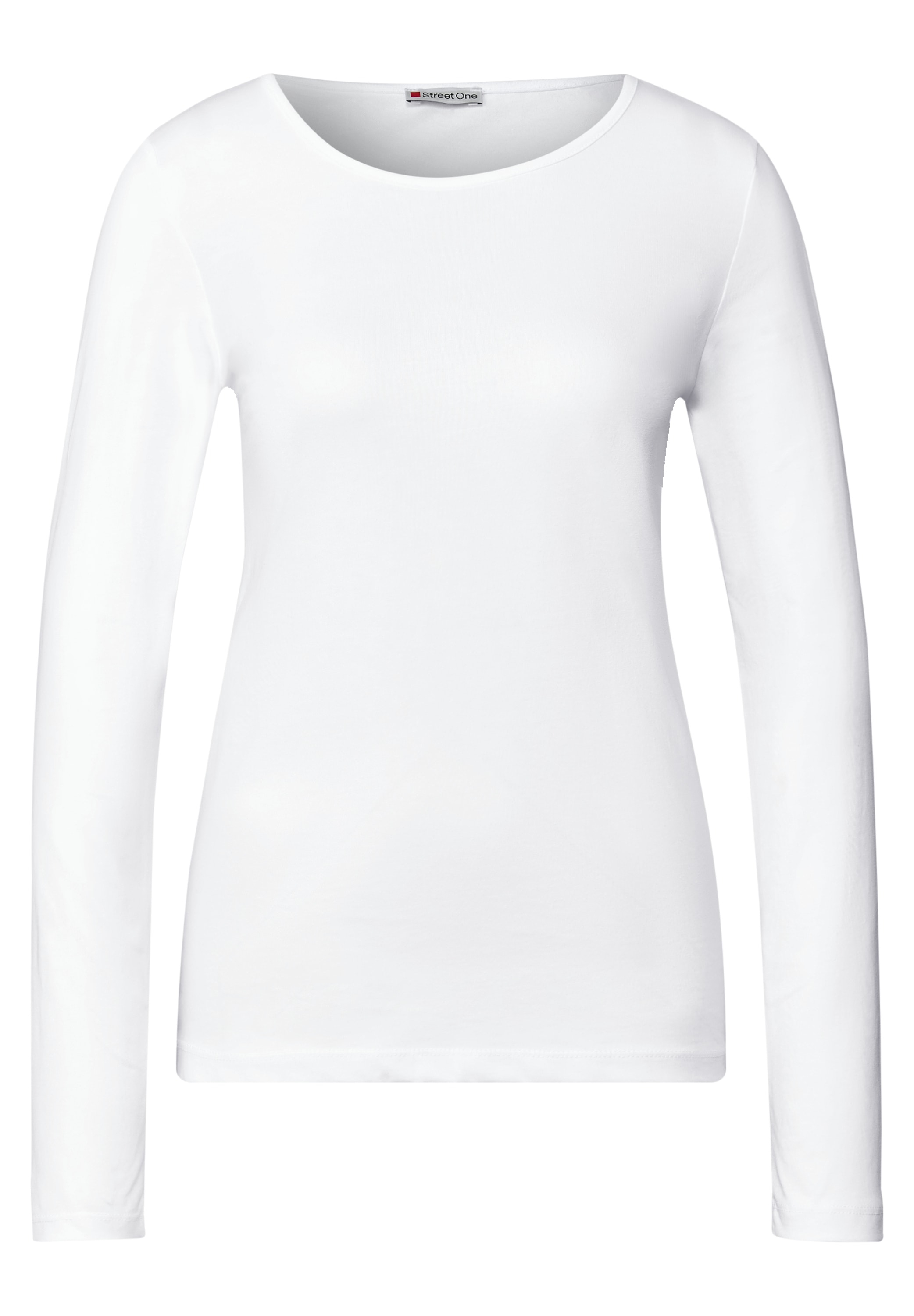 STREET ONE Langarmshirt, aus reiner Baumwolle