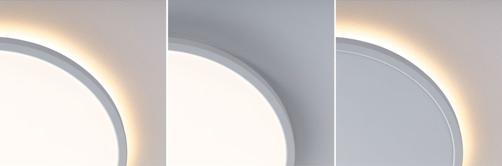Paulmann LED Panel »LED Panel Atria Shine rund 400mm 323W 3680lm / 280lm 3000K«, 1 flammig
