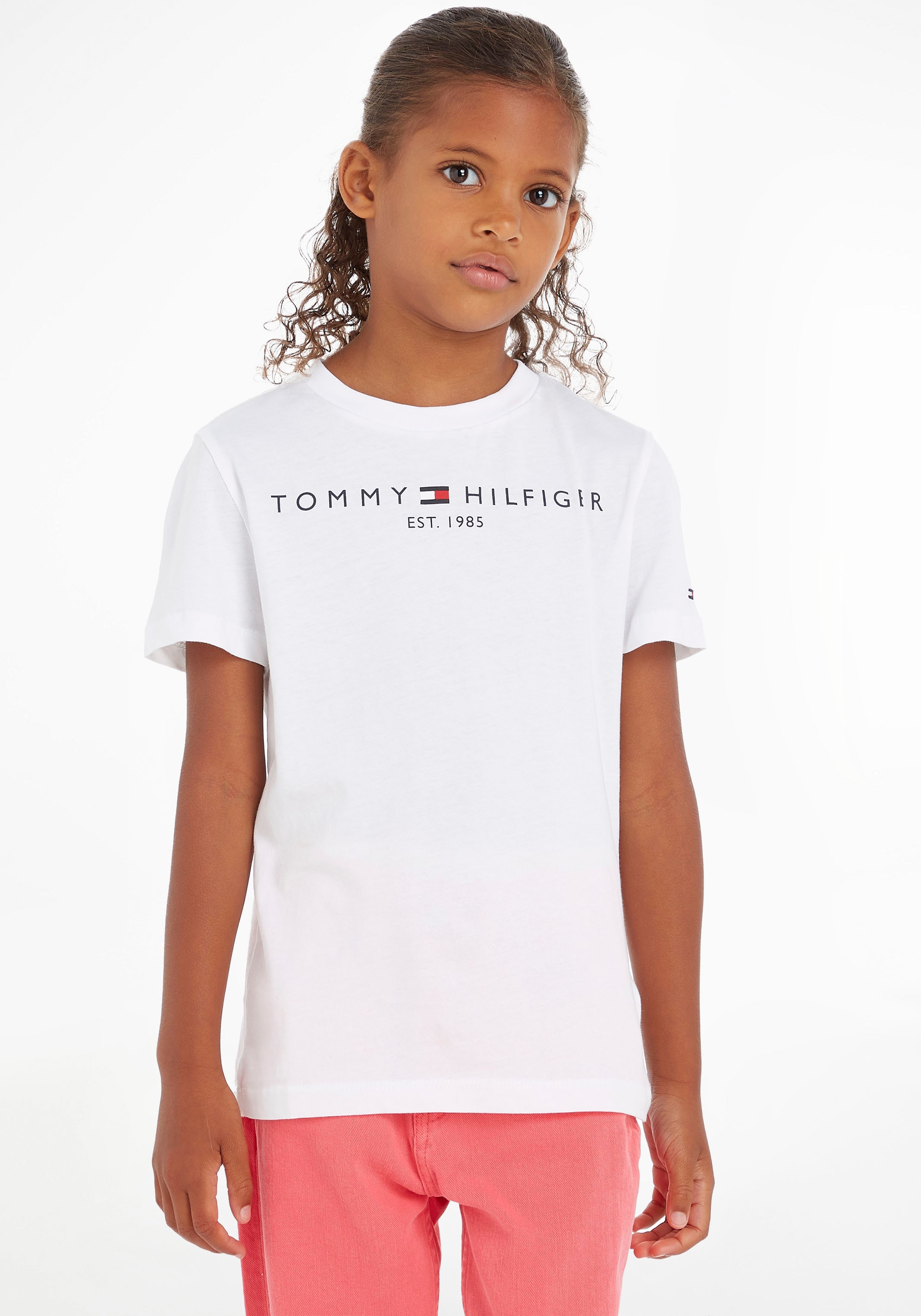 Tommy Hilfiger T Shirt ESSENTIAL TEE Kinder Kids Junior MiniMe fur Jungen und Madchen bestellen BAUR