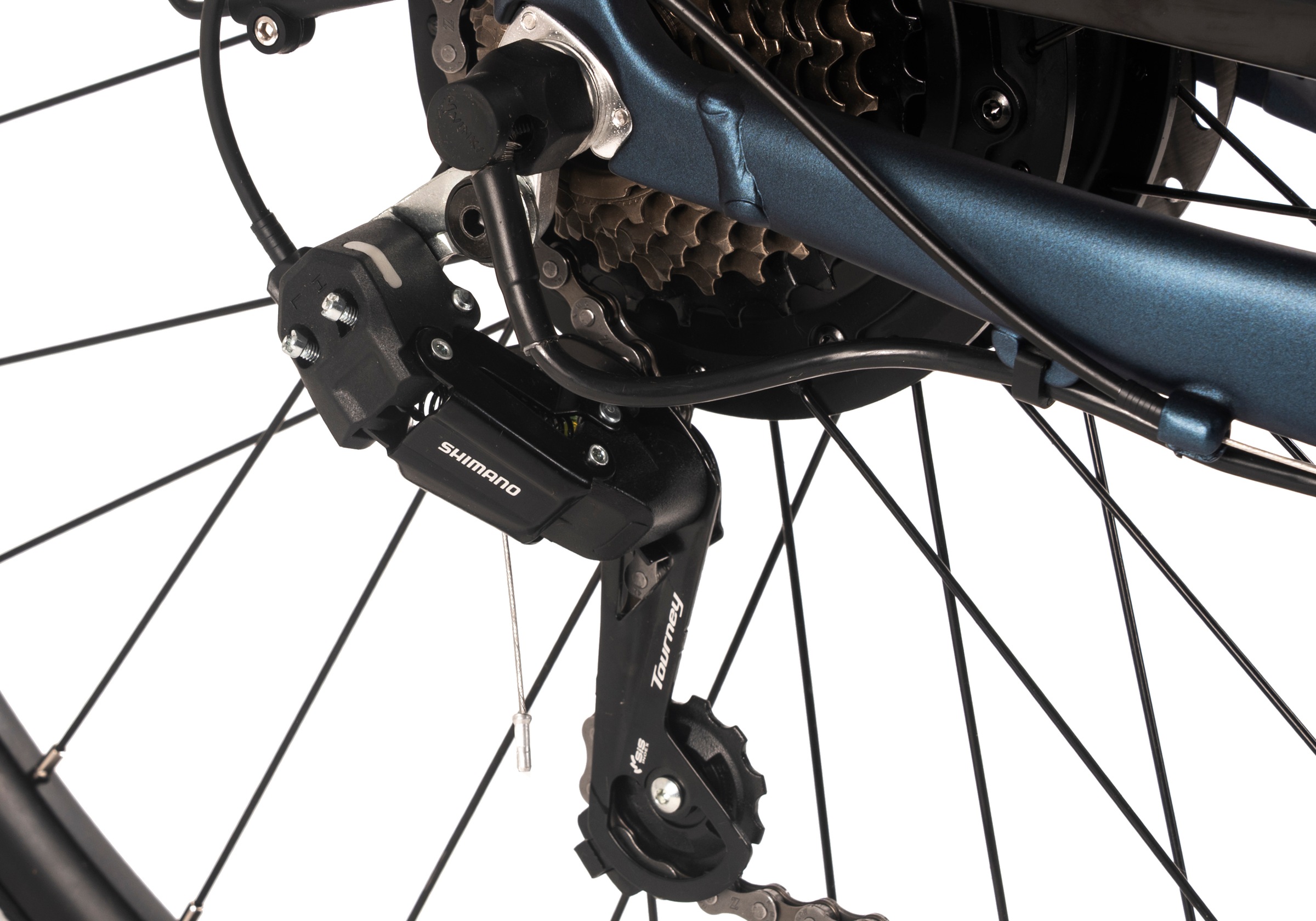 Adore E-Bike »28" Alu Cityfahrrad CV-190 Heckmotor 50NM / 15Ah Deep Blue«, 7 Gang, Shimano, Tourney, Heckmotor 250 W