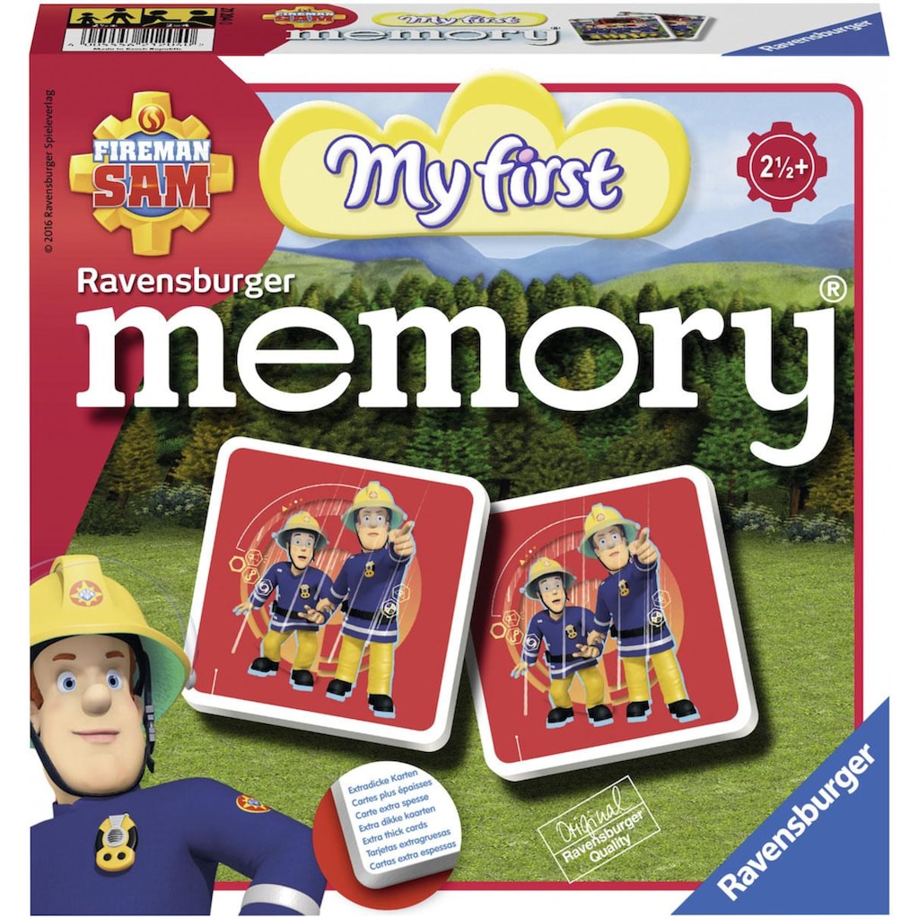 Ravensburger Spiel »Fireman Sam: My first memory®«, Made in Europe, FSC® - schützt Wald - weltweit