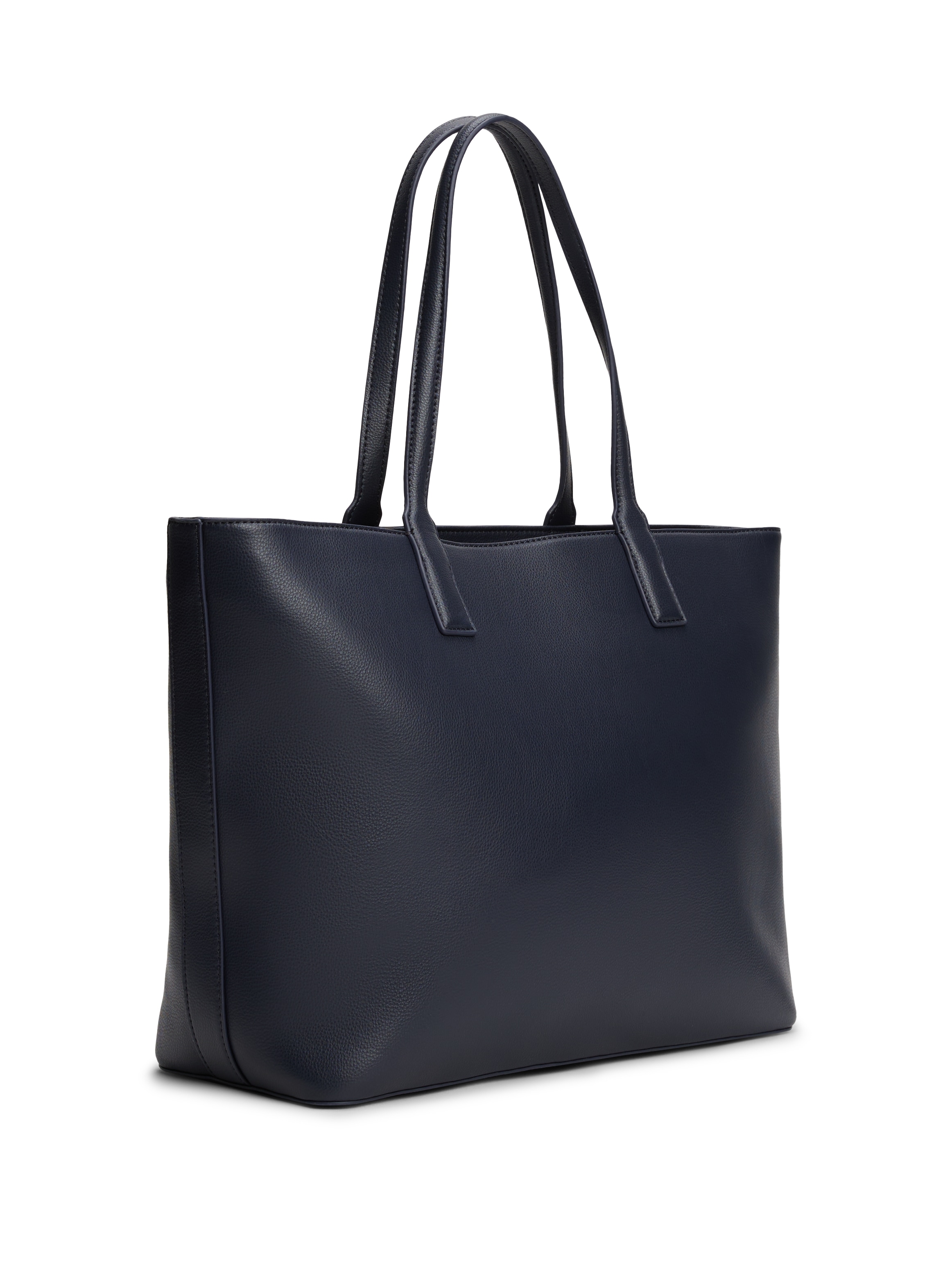 Tommy Hilfiger Tragetasche »TH LOGOTAPE TOTE«, Damen Henkeltasche, Schultertasche mit doppeltem Tragegriff