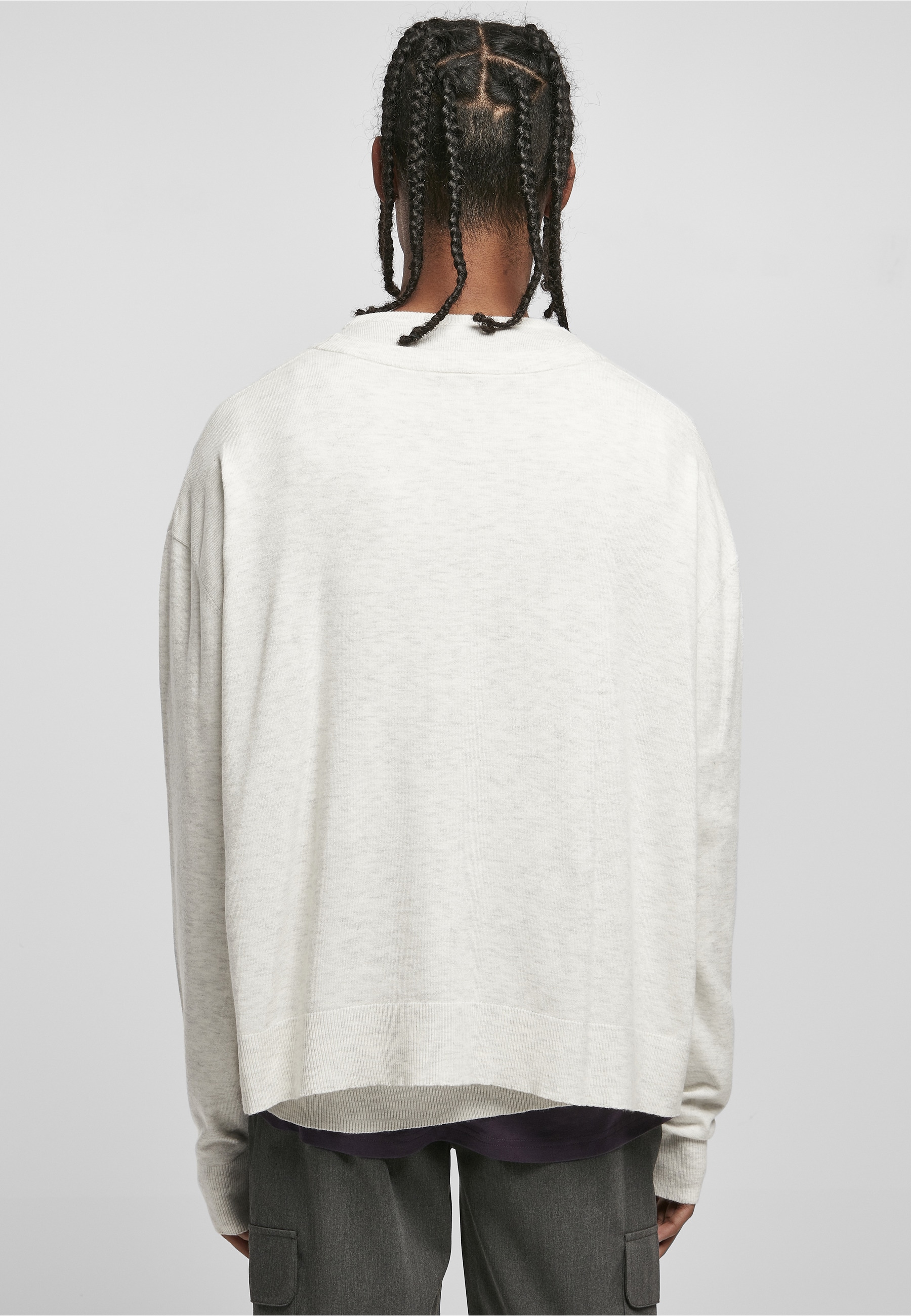 URBAN CLASSICS Strickjacke »Urban Classics Herren Eco Mix Boxy Cardigan« 1 Stk.