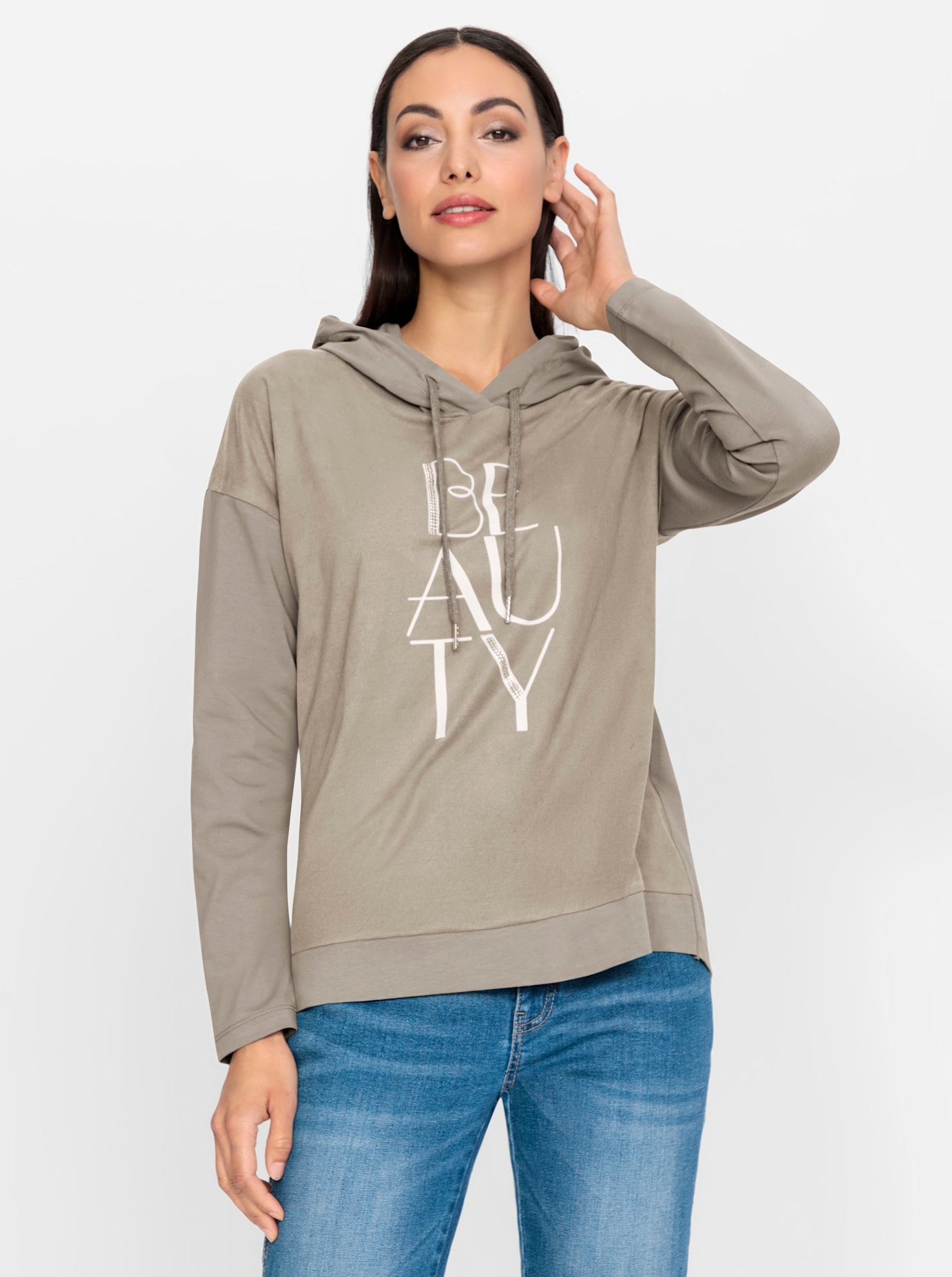 heine Kapuzenshirt "Kapuzen-Shirt" 1 Stk. tlg. günstig online kaufen