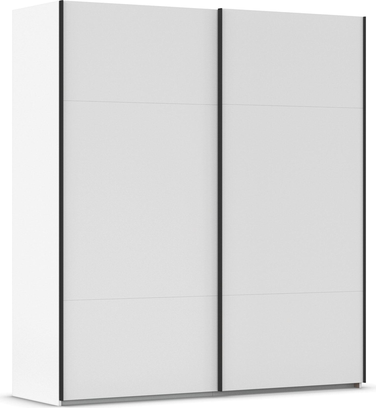 rauch Schwebetürenschrank "Kleiderschrank Schrank Garderobe Schlafzimmerschrank CONTIDO" 3 verschiedene Ausstattungen BASIC/CLASSIC/PREMIUM, aus hochwertigem Material in 6 Breiten 2 Griff-Farben MADE IN GERMANY