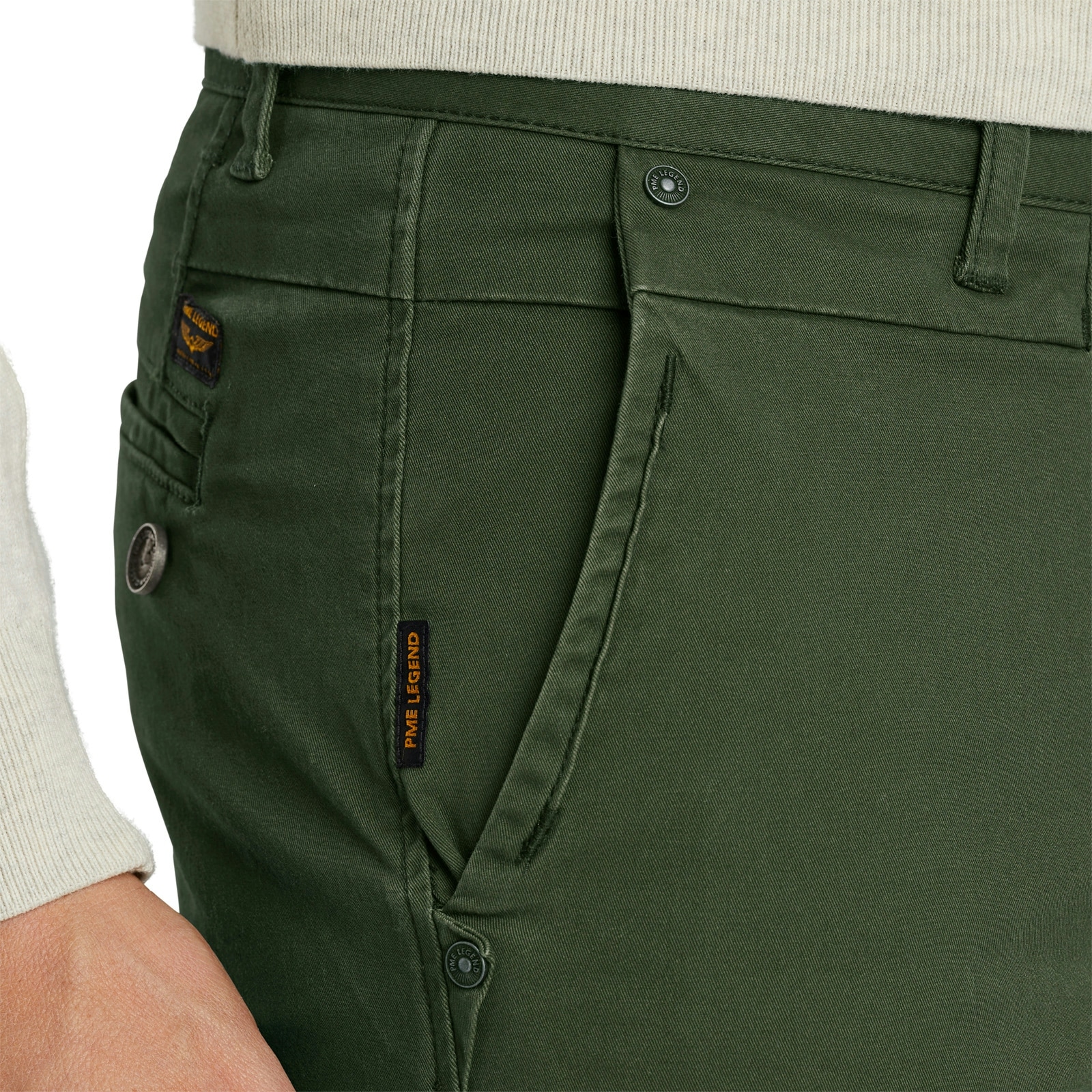 PME LEGEND Chinohose »TWIN WASP CHINO LEFT HAND STRETCH TWILL«  mit Taschen