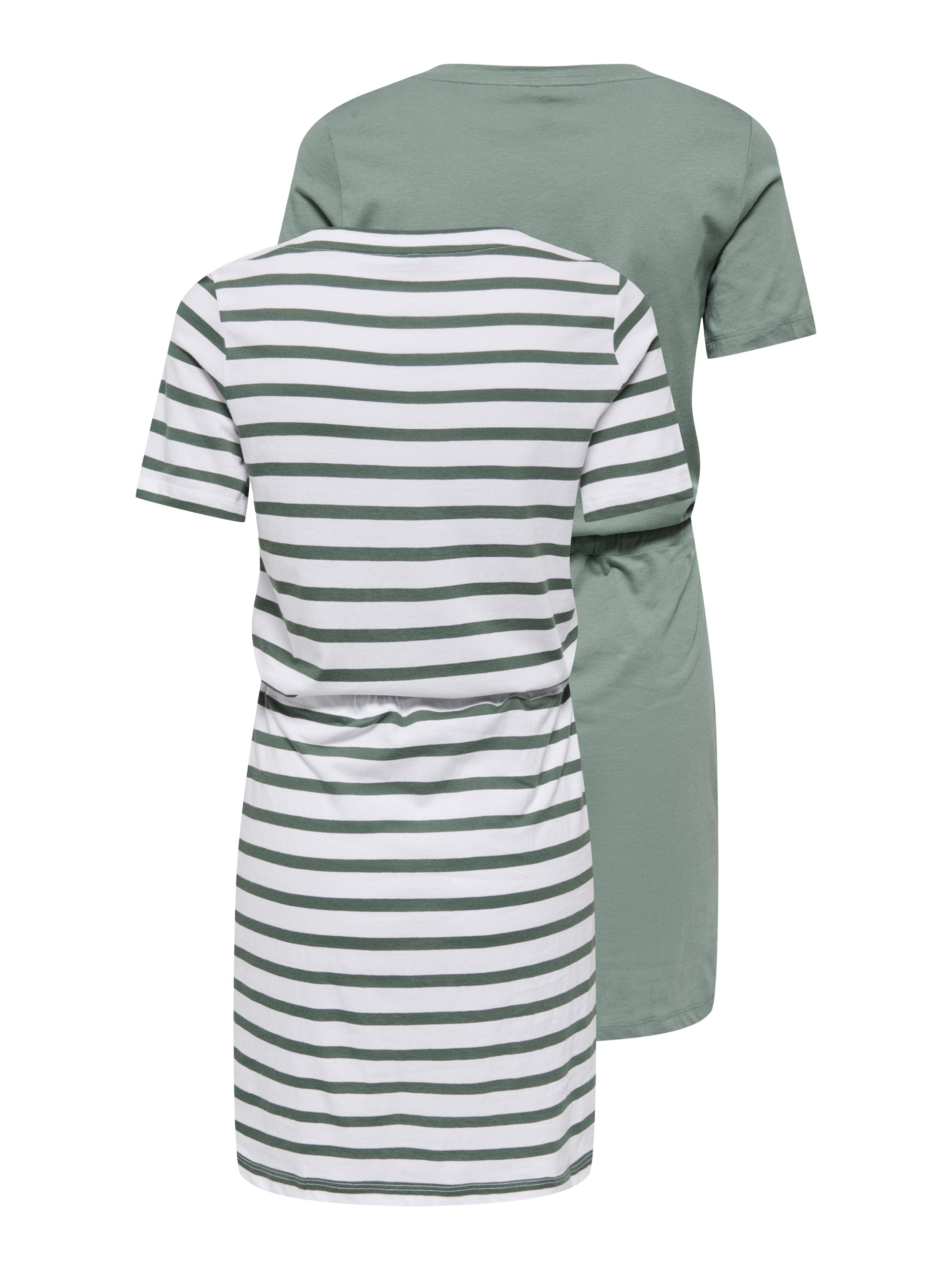 ONLY CARMAKOMA Jerseykleid "CARHAPPY LIFE S/S DRESS 2-PACK JRS ZL" Packung, günstig online kaufen