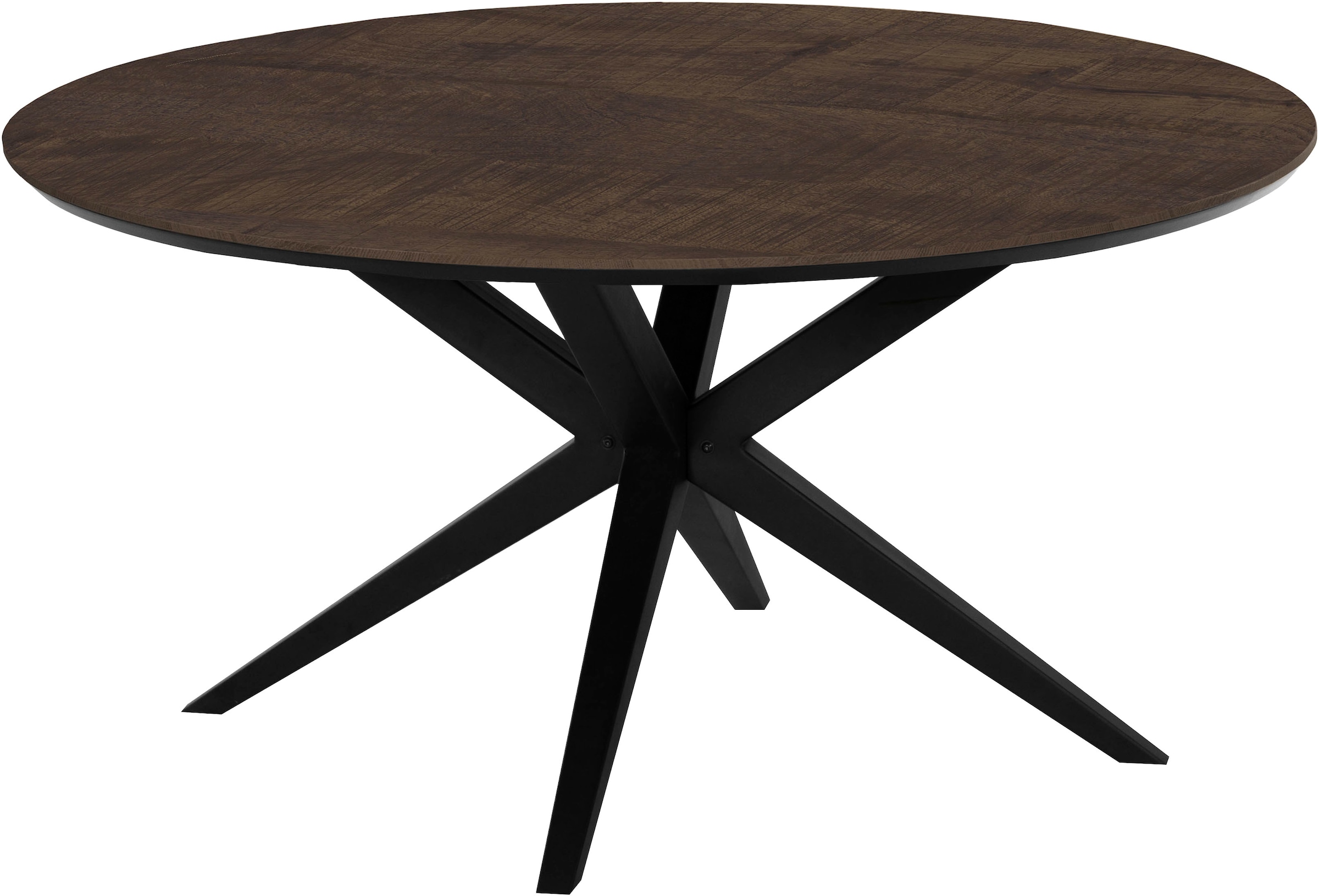 OMG Design Esstisch "Wellington" 1 Stk. tlg. Hochwertige Melamin-Tischplatte mit Metallgestell