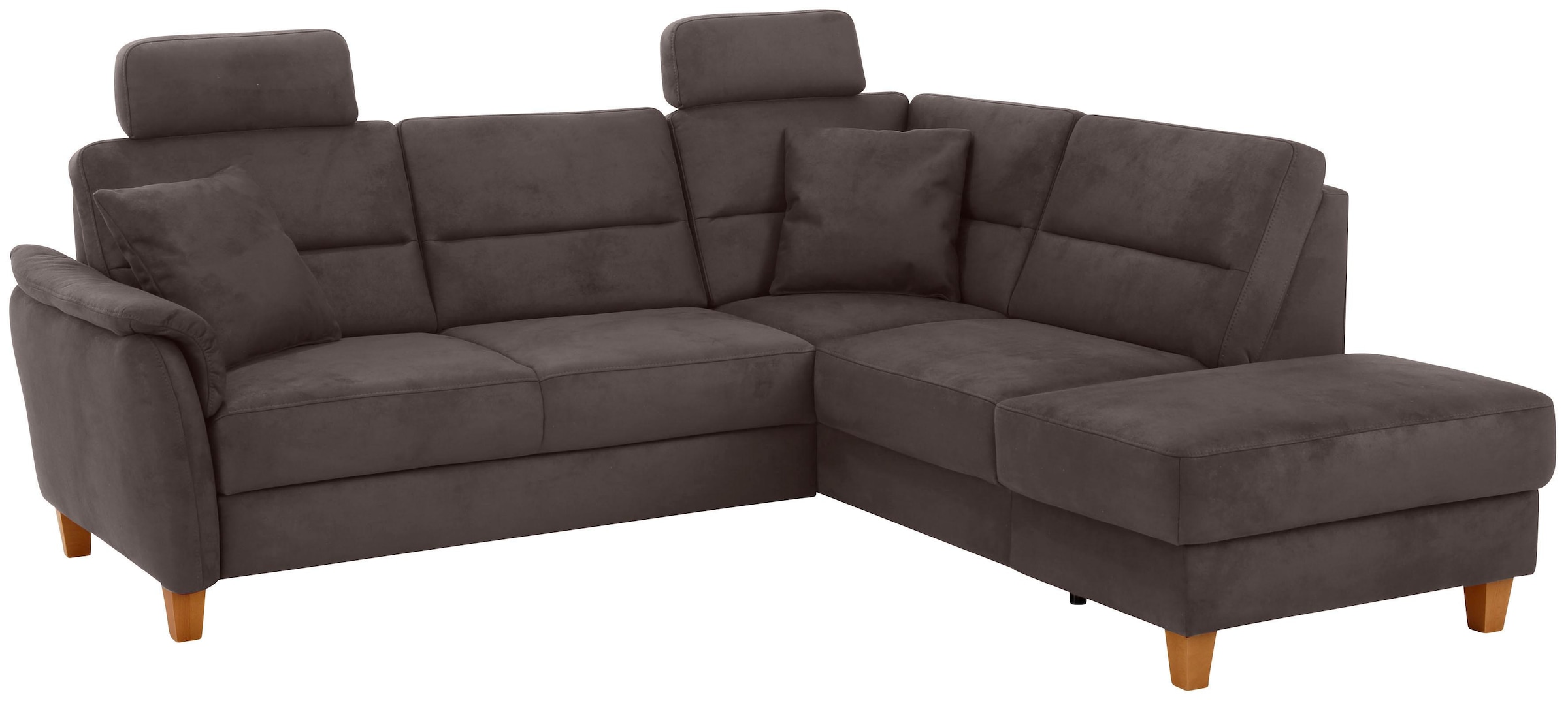 Home affaire Ecksofa »Palmera L-Form«, Federkern, wahlweise mit Bettfunktion und mit/ohne Stauraum