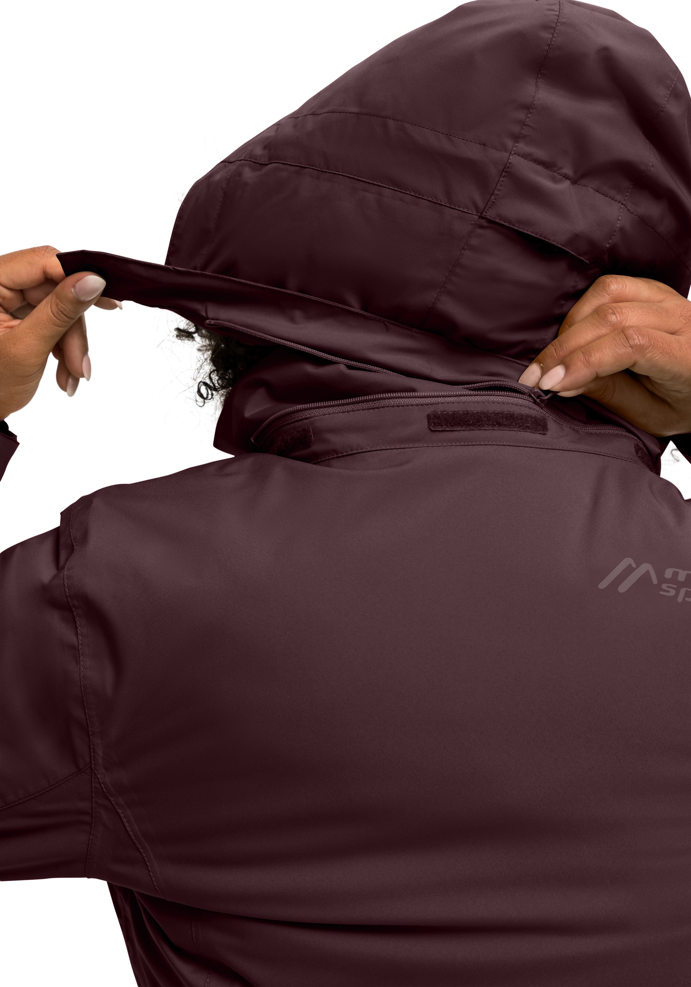 Maier Sports Regenjacke »Metor Therm Rec W« warme Damen Jacke mit Kapuze, Winterjacke wasserdicht atmungsaktiv