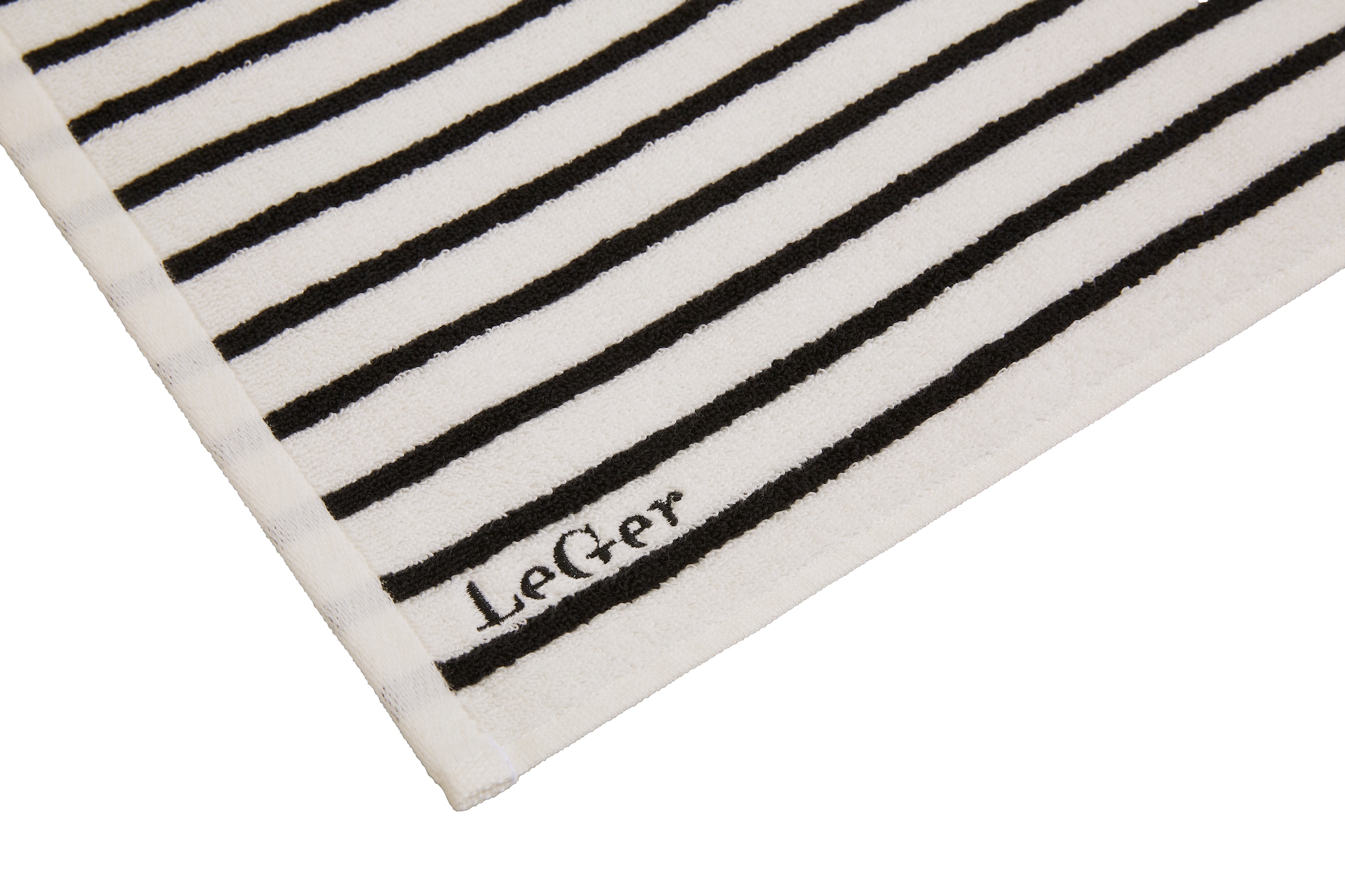LeGer Home by Lena Gercke Handtuch Set »Tamsin, Duschtücher, Handtücher, Gästetücher, Premium 500 gr/m²«, Set, 6 tlg., Frottier, Handtücher mit Logostikerei, 100% Baumwolle, gestreift, weich