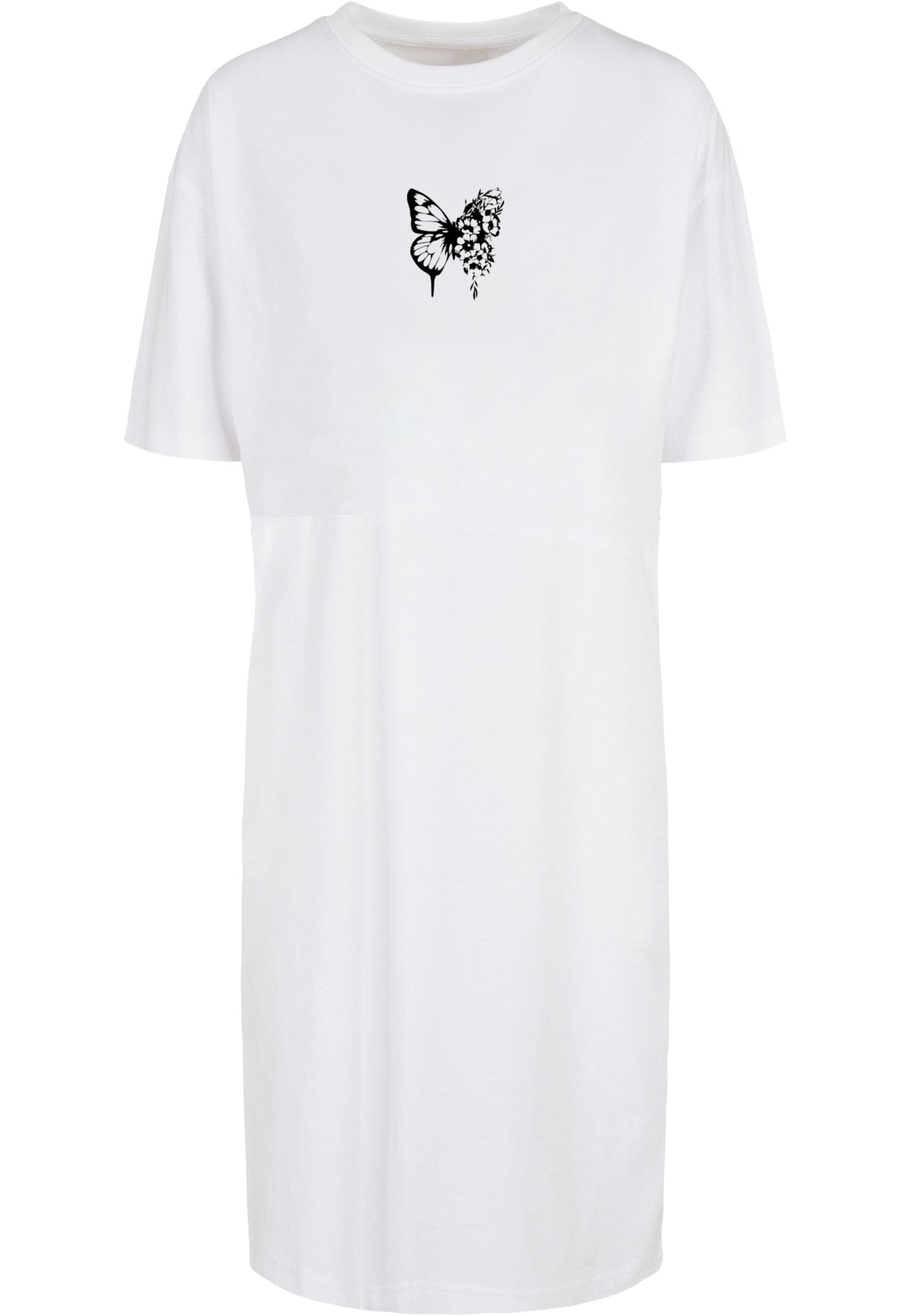 Merchcode Shirtkleid "Merchcode Damen Ladies Flowers Bloom Oversized Slit T günstig online kaufen