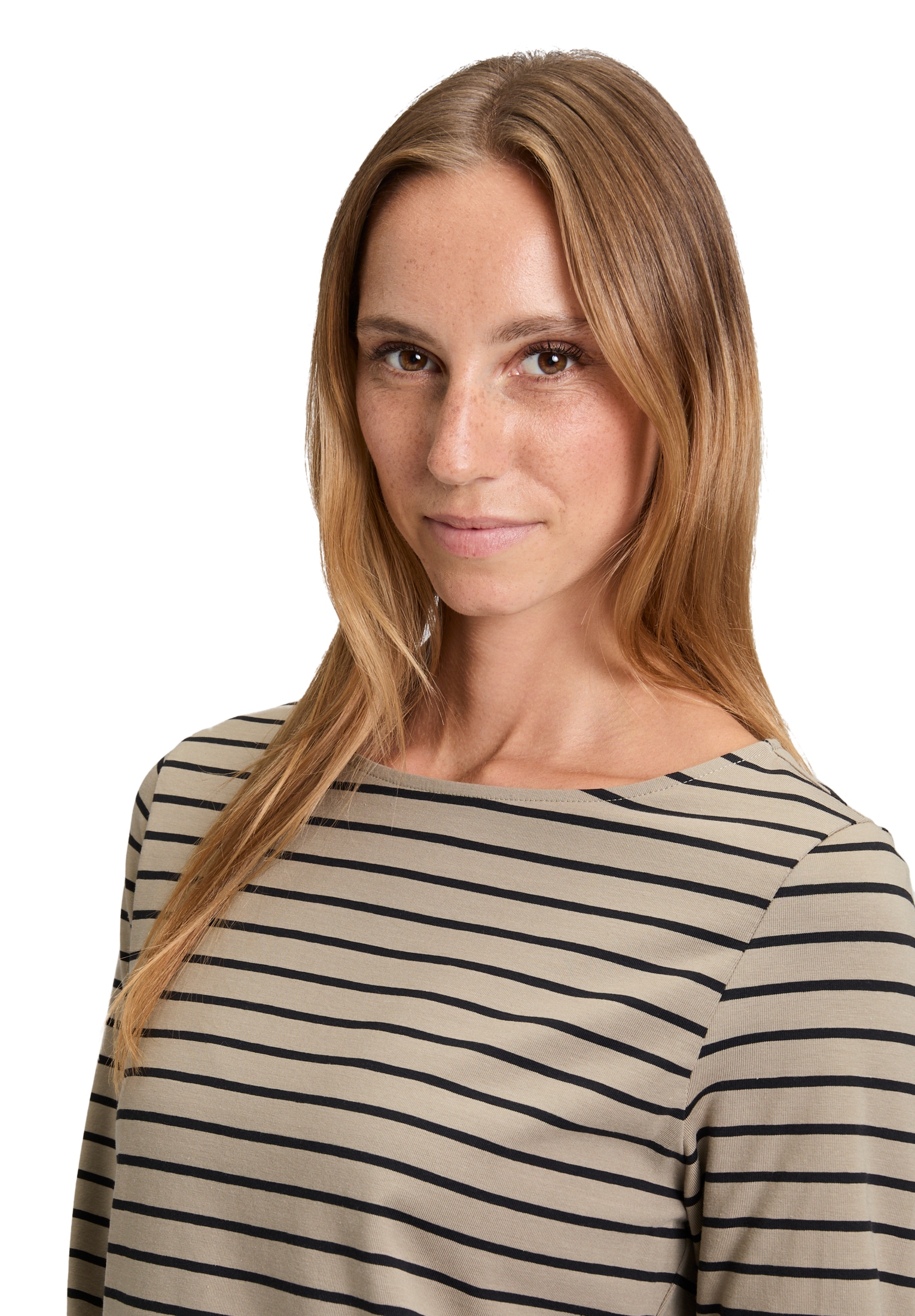 Betty Barclay 3/4-Arm-Shirt »Betty Barclay Ringelshirt mit U-Boot-Ausschnitt«, (1 tlg.)