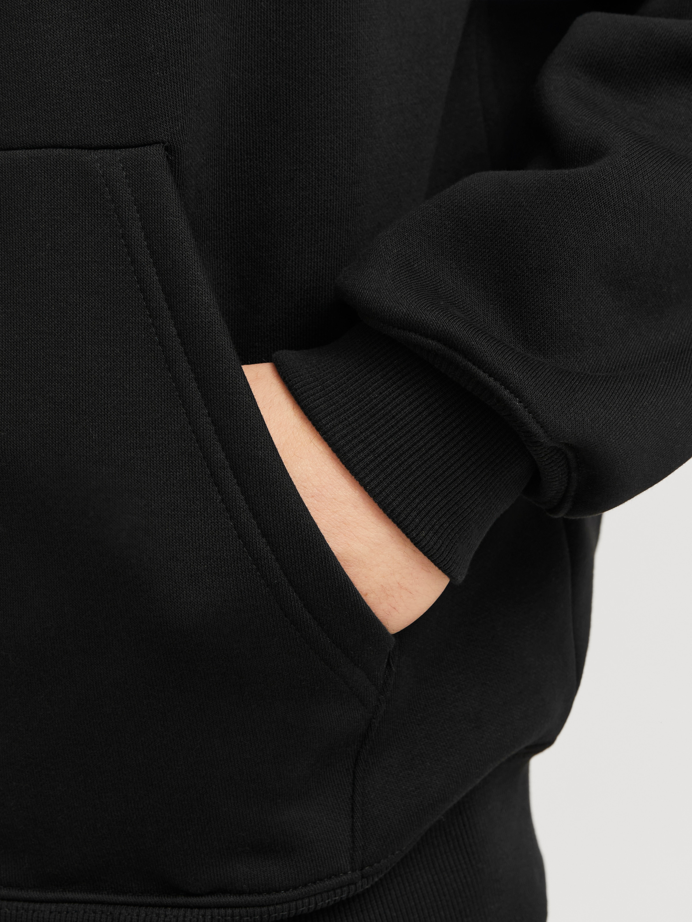 Jack & Jones Kapuzensweatjacke »JJEURBAN EDGE SWEAT ZIP HOOD NOOS«, mit Rippbündchen