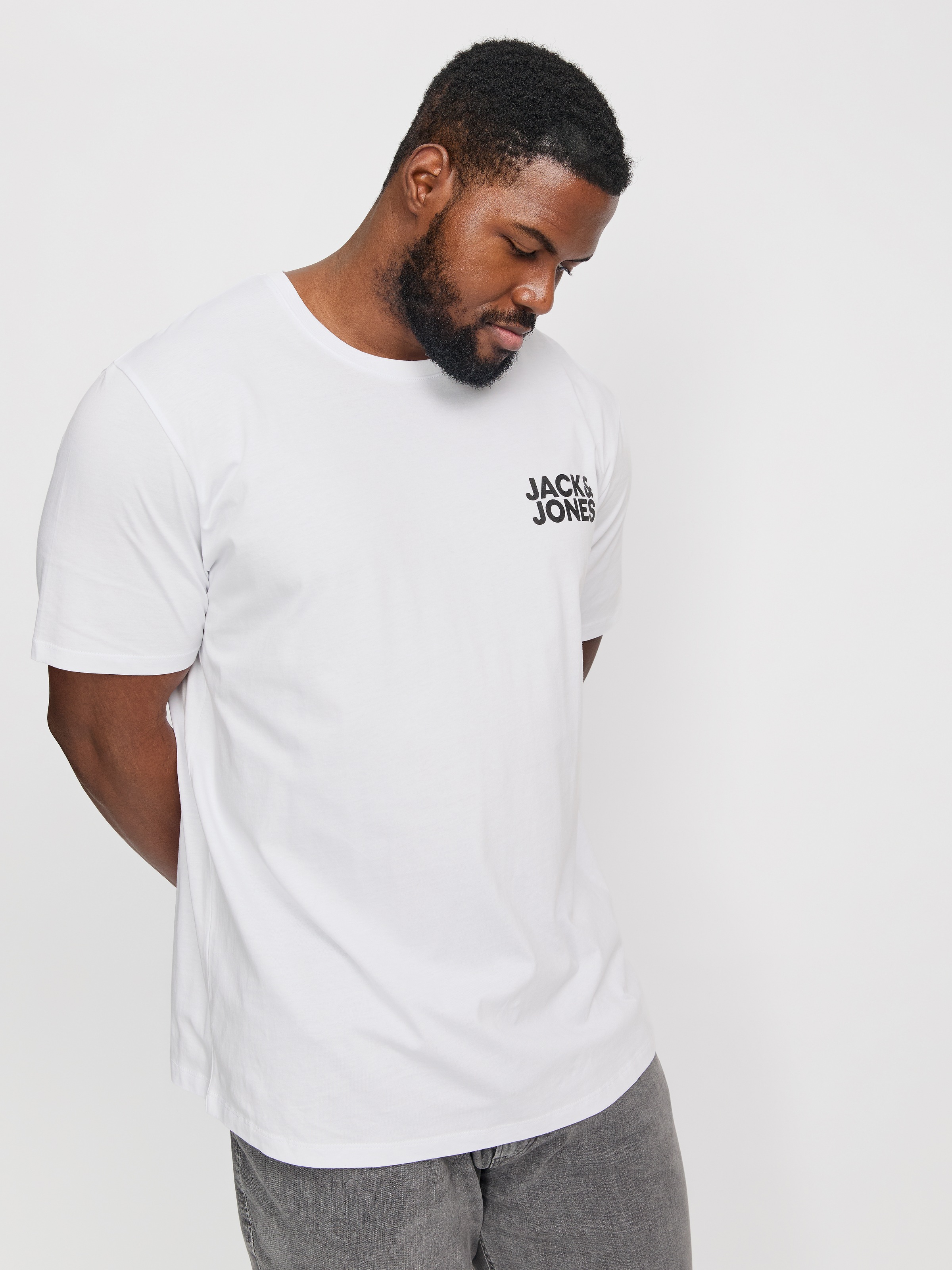 Jack & Jones PlusSize Rundhalsshirt "JJECORP LOGO TEE SS O-NECK NOOS PLS" B günstig online kaufen