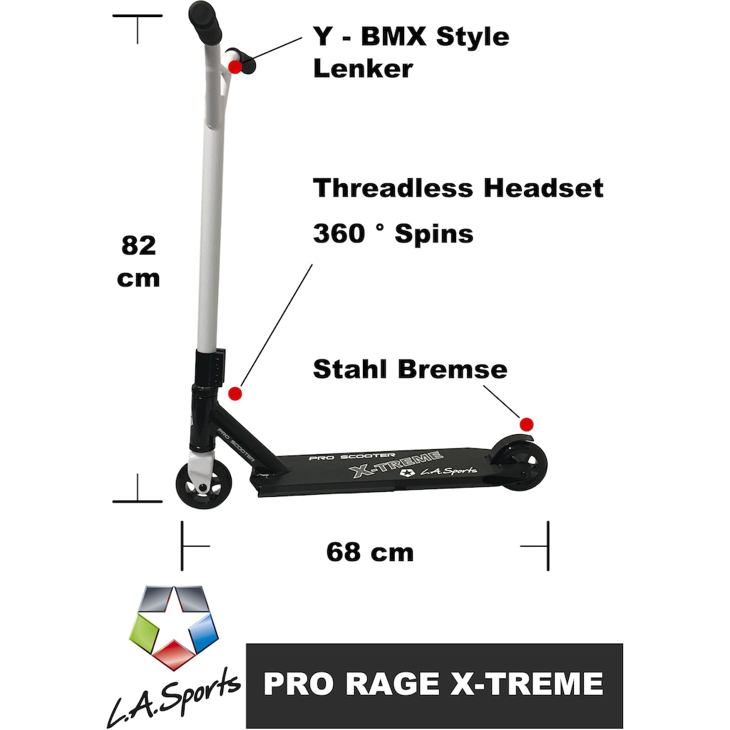 L.A. Sports Stuntscooter »Pro Rage X-treme«