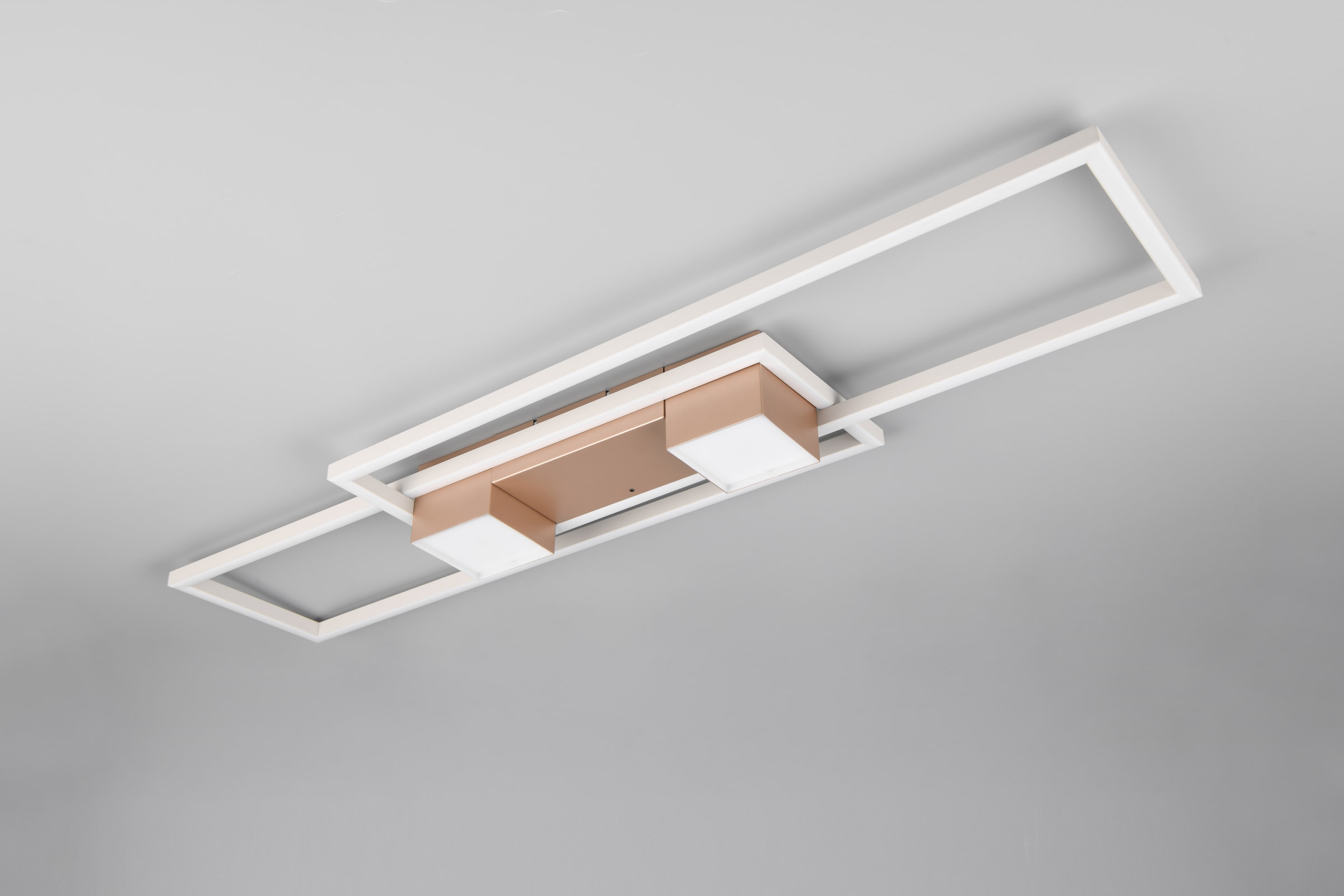 TRIO Leuchten LED Deckenleuchte »ALBANY LED Deckenlampe 37W 4300 Lumen warmweiß bis kaltweiß 2700-6500K«, 1 flammig, Leuchtmittel LED-Board | LED fest integriert, Fernbedienung, Lichtfarbe einstellbar, Memory, Nachtlicht, dimmbar