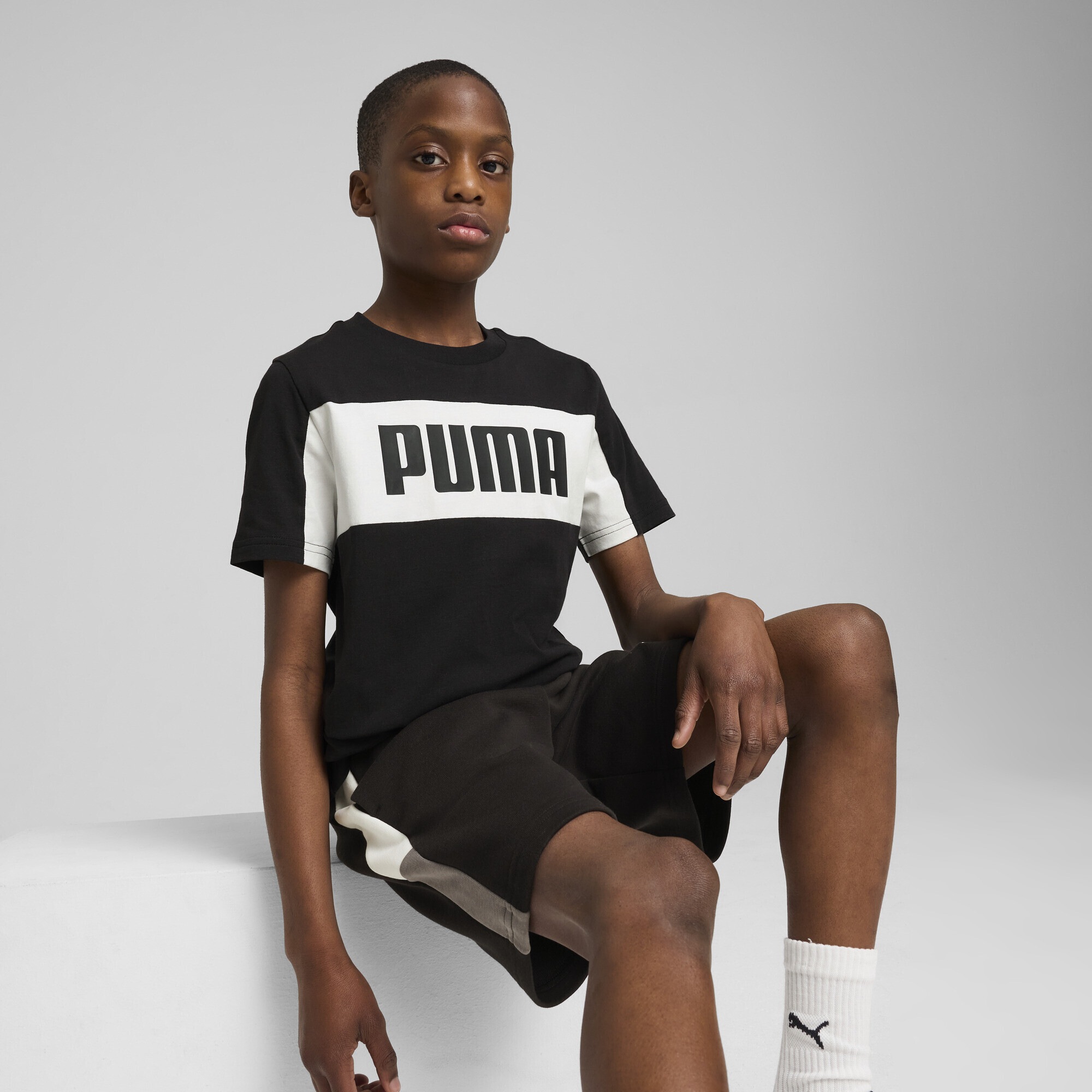 PUMA T-Shirt »Essentials Block T-Shirt Jungen«