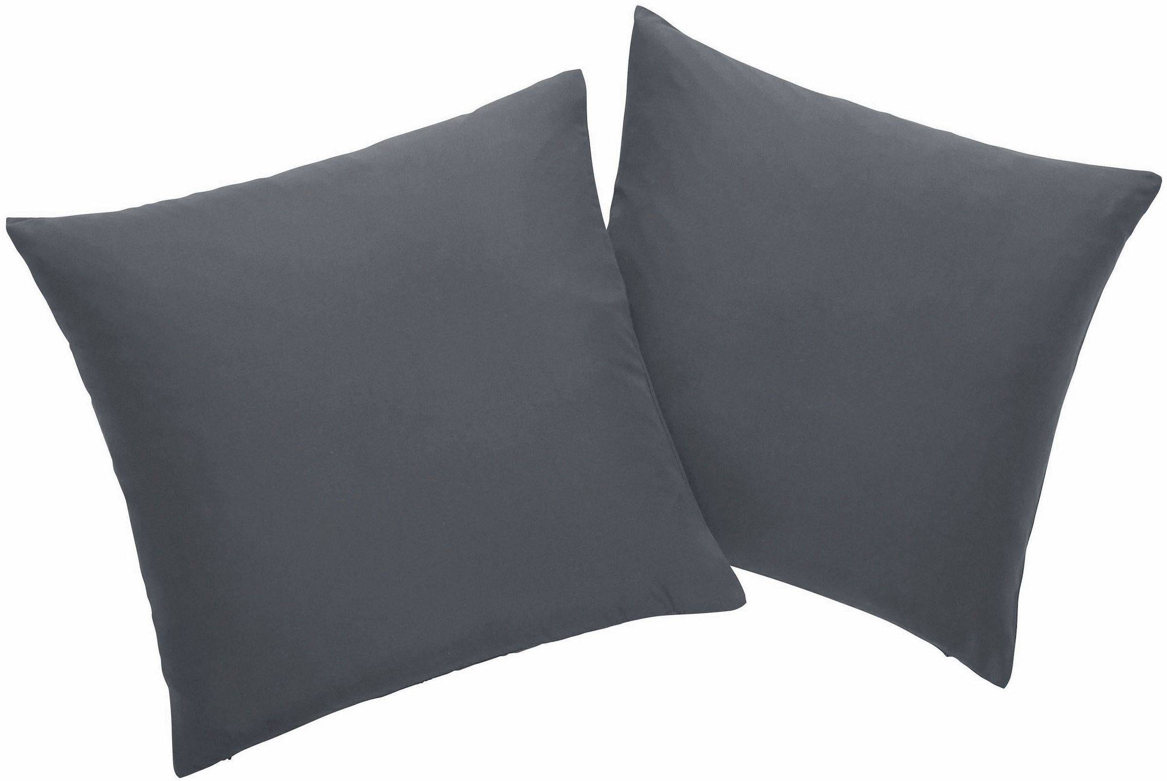 Bruno Banani Dekokissen "Lagan" 2-er Set, einfarbig, Kissenhüllen ohne Füllung, 40 x 40 cm