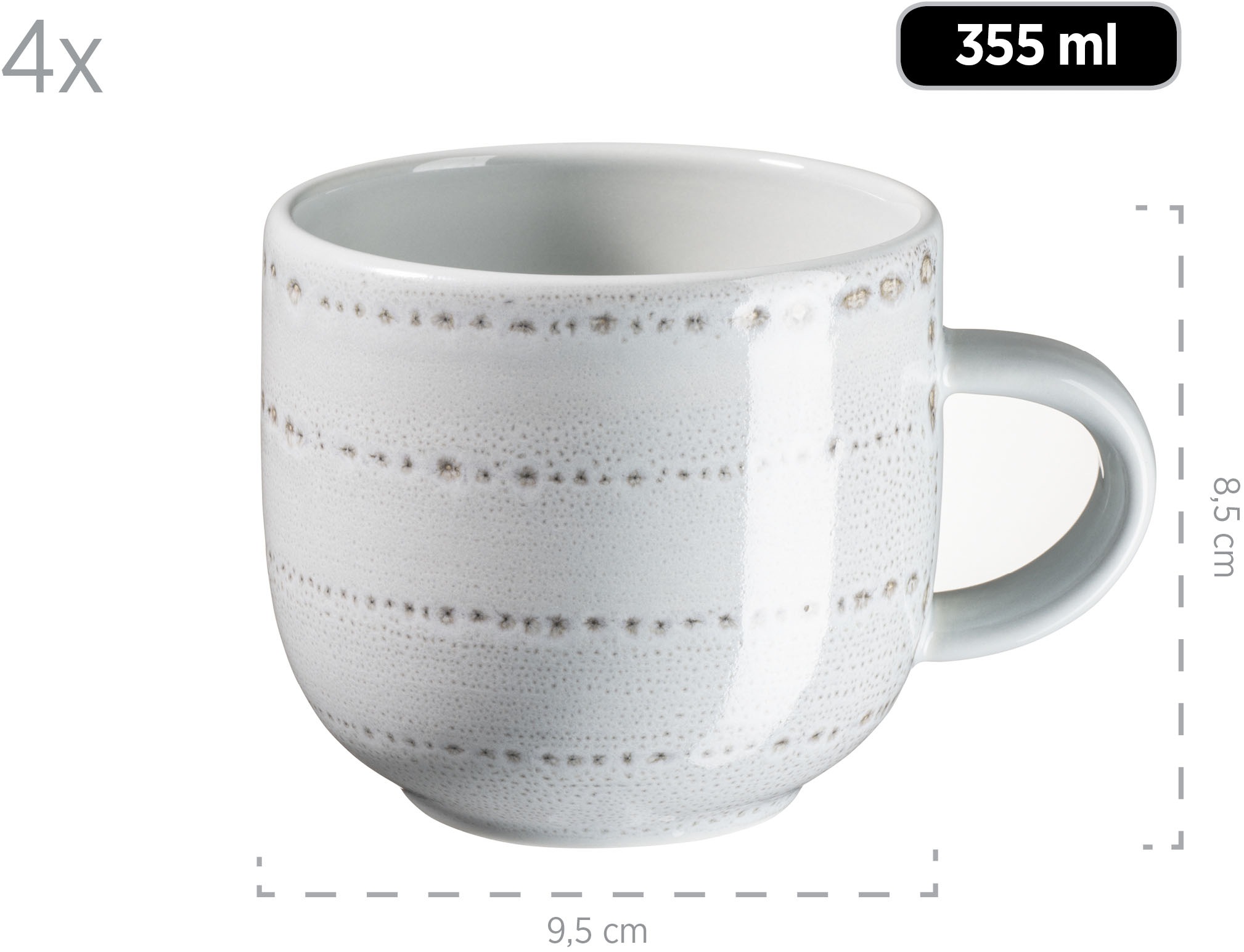 MÄSER Kombiservice »SPICY MARKET, Geschirr-Set, Steingut«