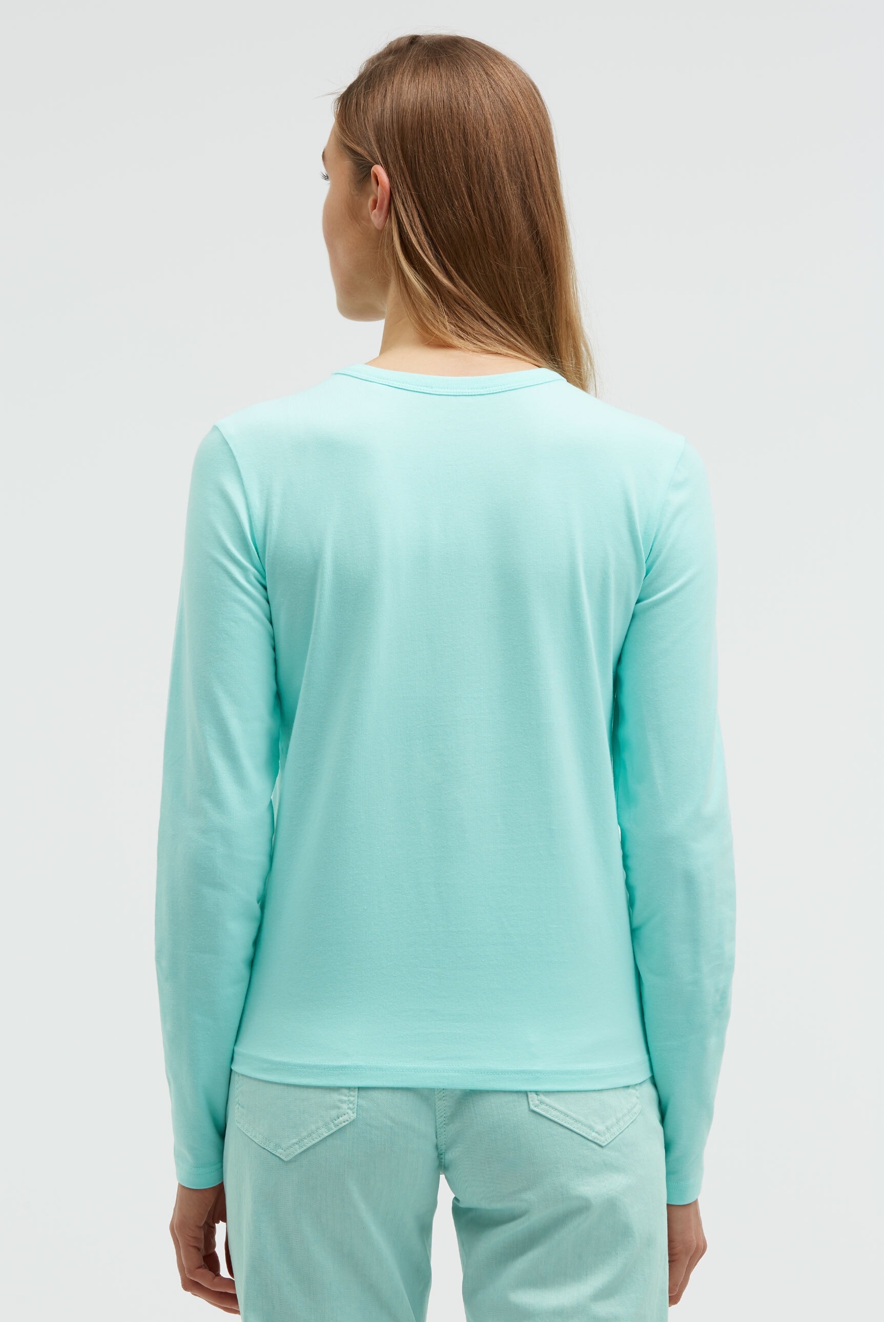 SENSES.THE LABEL Rundhalsshirt mit Baumwolle