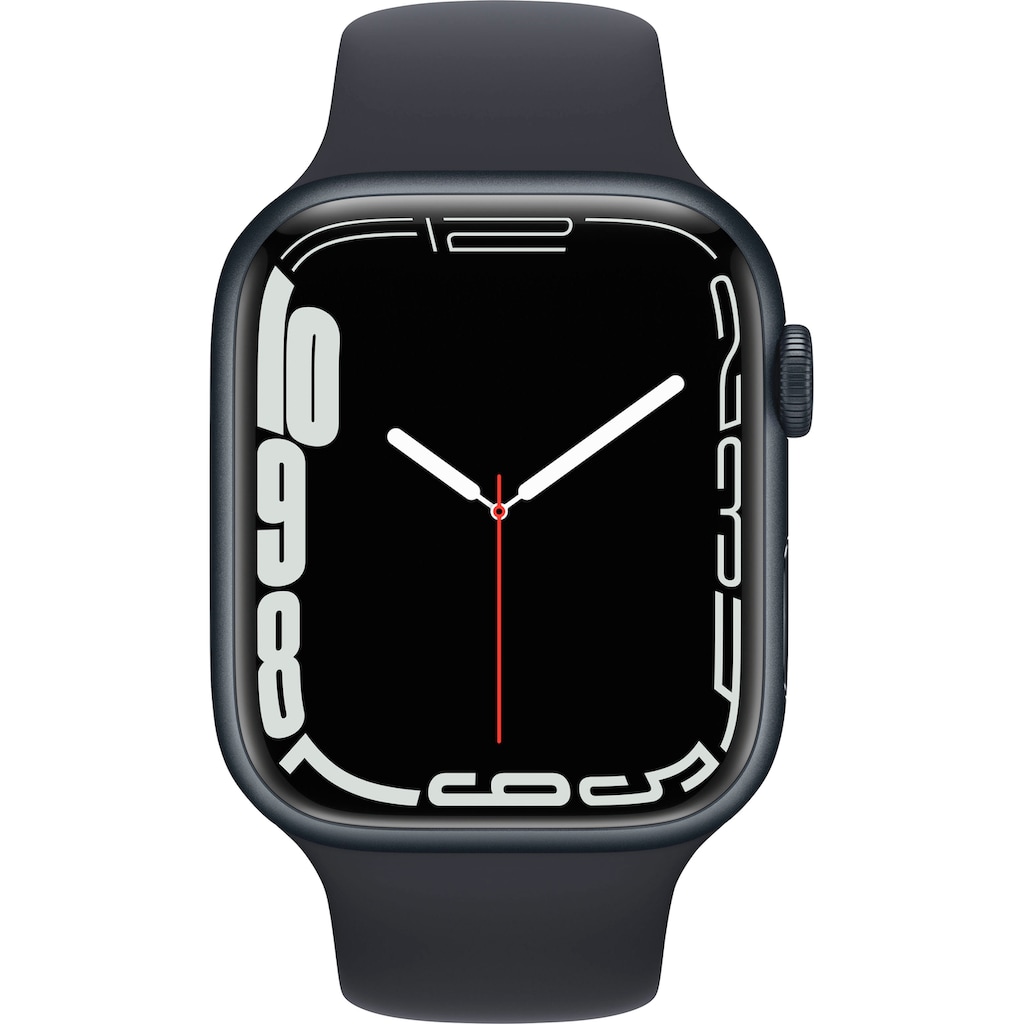 Apple Smartwatch »Watch Series 7 GPS, 45mm«, (Watch OS 8)