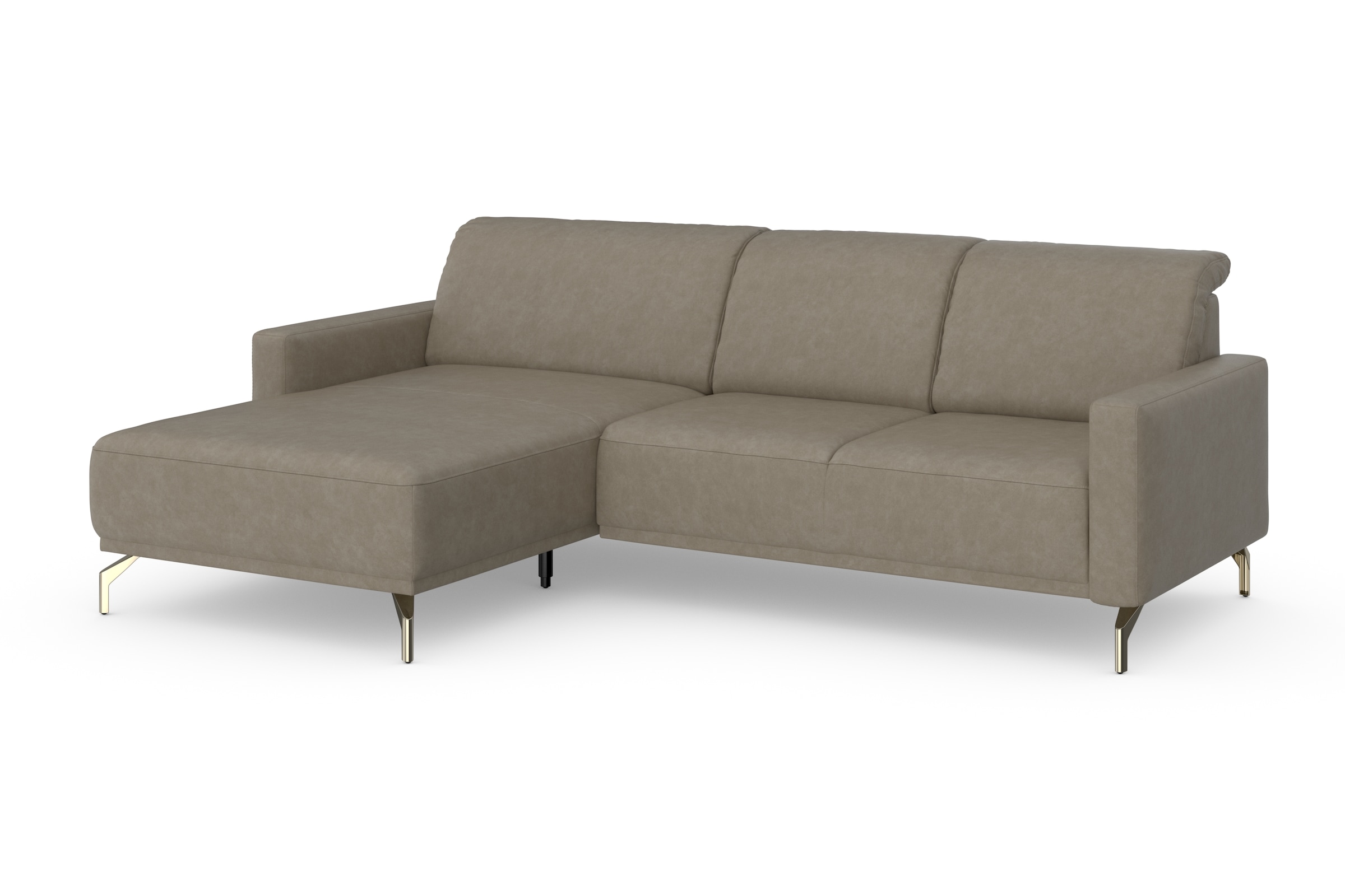 sit&more Ecksofa »Bailando L-Form«, wahlweise mit Kopfteilverstellung und Vorziehsitz, motorisch