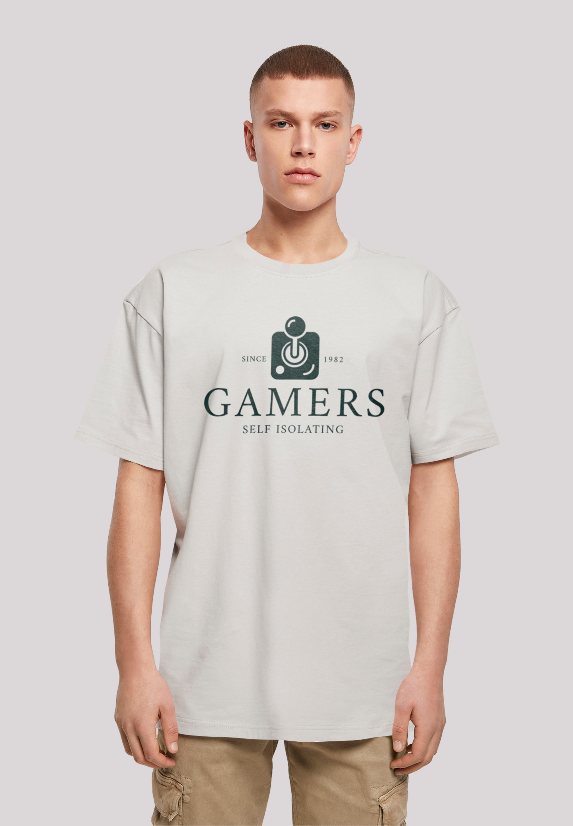 T-Shirt »Gamers Self Isolating Retro Gaming SEVENSQUARED«, Print