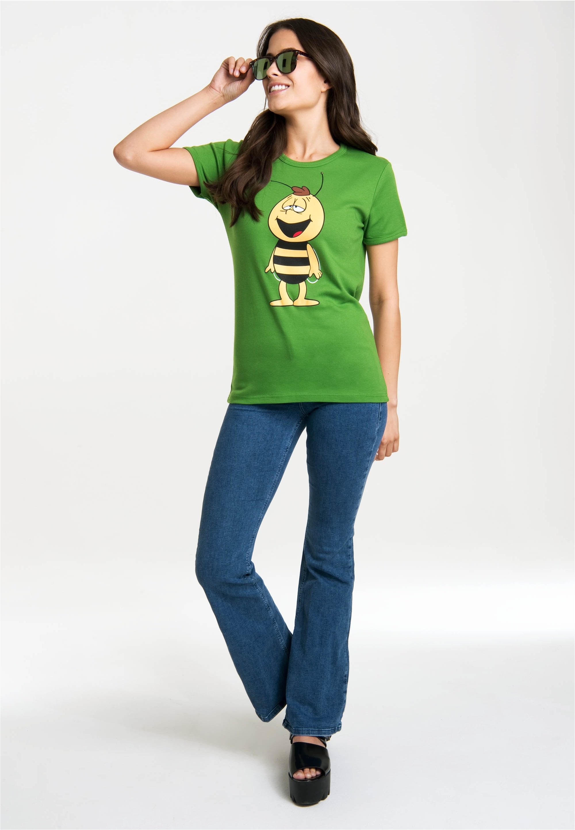 LOGOSHIRT T-Shirt »Die Biene Maja - Willi« mit coolem Print