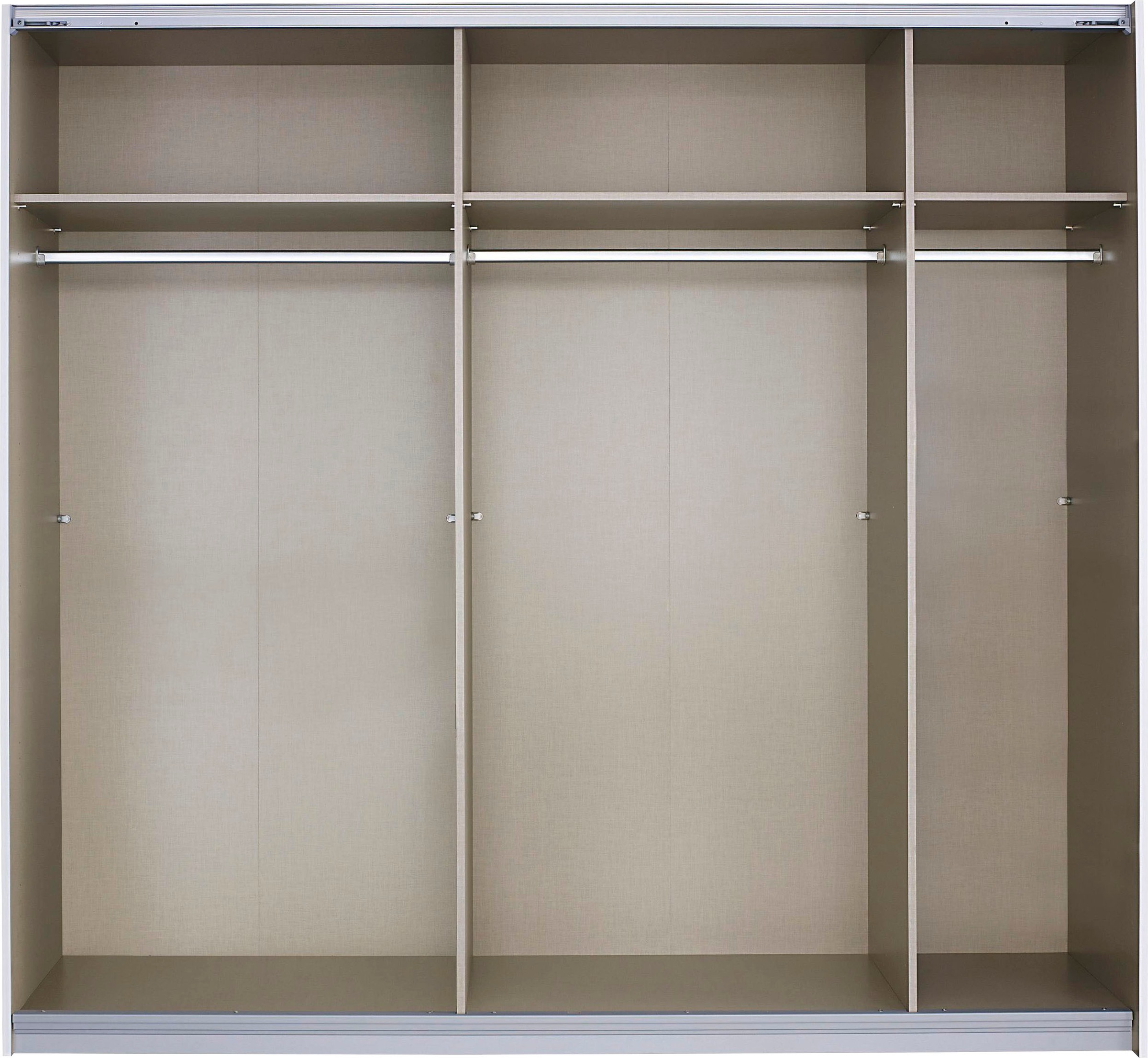 rauch Schwebetürenschrank »Quadra Bestseller Schlafzimmerschrank in vielen Breiten«, Kleiderschrank Garderobenschrank Schrank mit Glaselementen