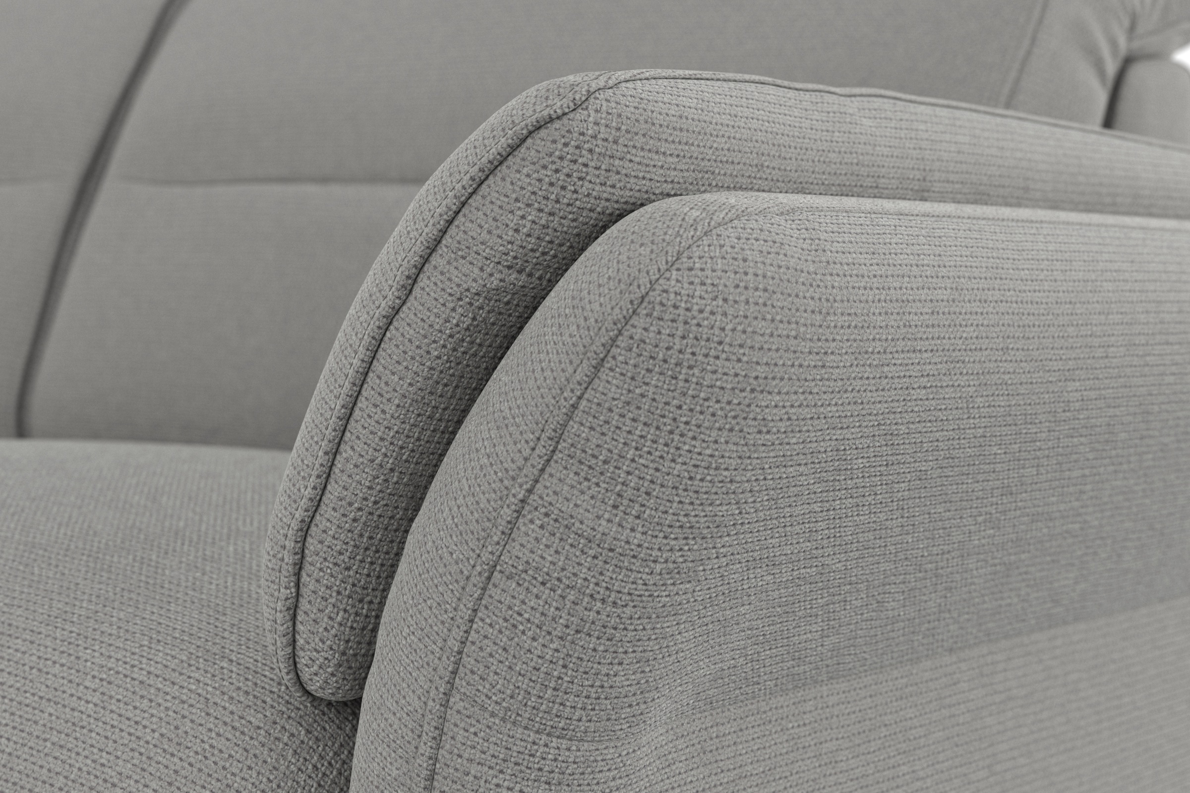 sit&more Ecksofa »Grenoble L-Form mit Federkern«, wahlweise mit Bettfunktion, Bettkasten, Arm- und Kopfteilverstellung