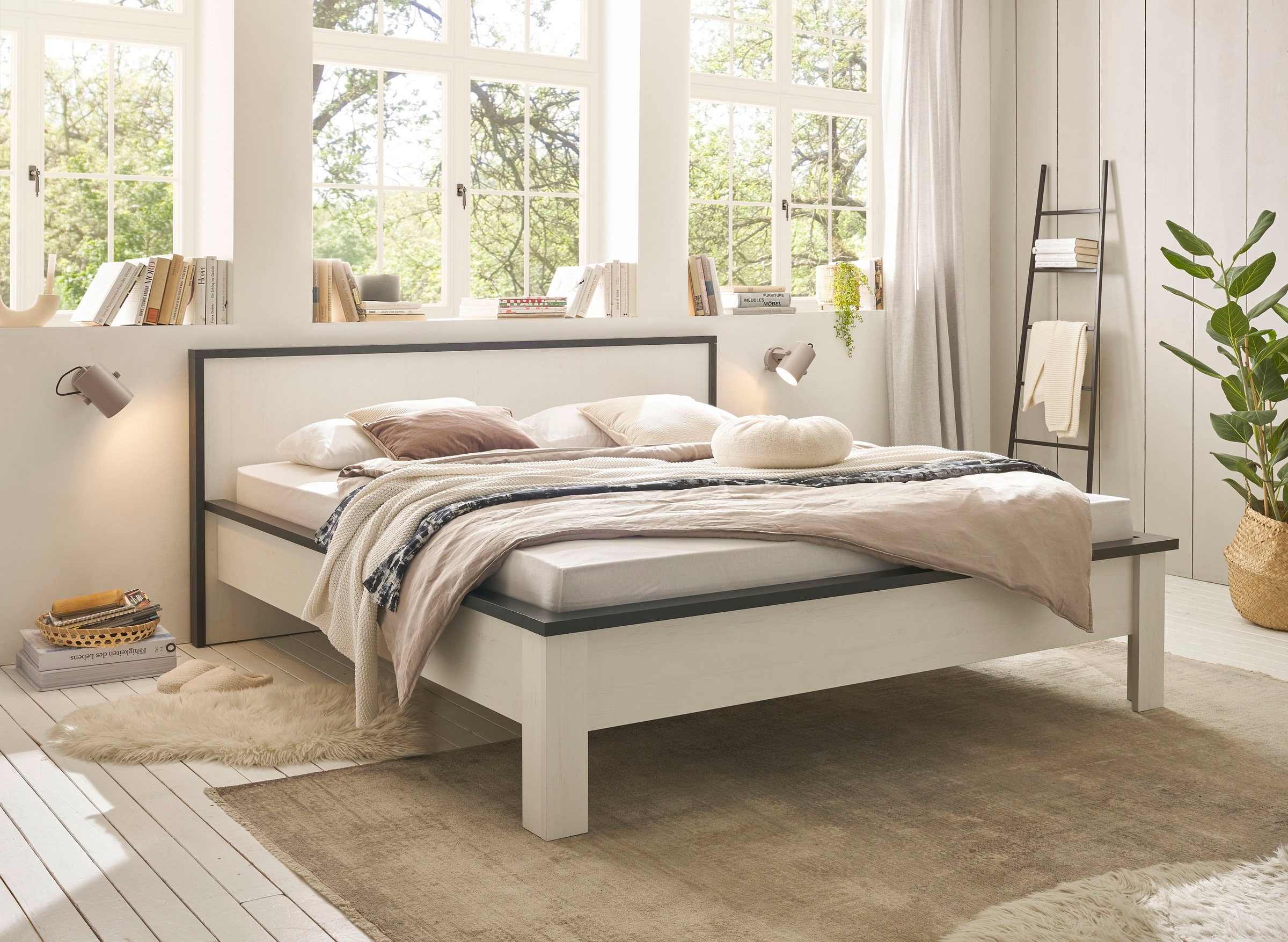 Home affaire Einzelbett "SHERWOOD Liegefläche 90/140 oder 180x200 cm" aus F günstig online kaufen