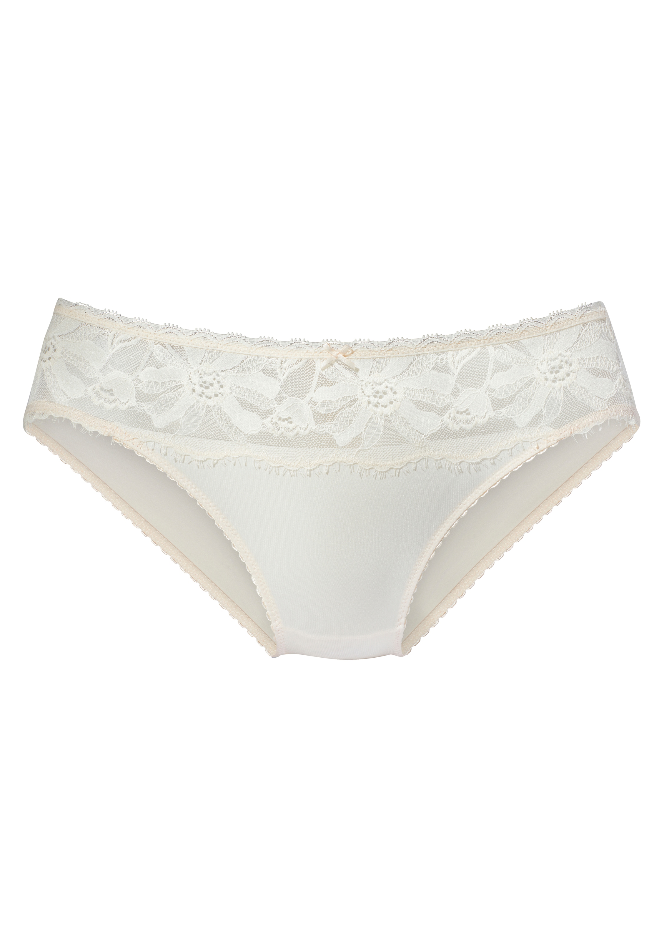 LASCANA Slip, mit edlen Spitzeneinsätzen
