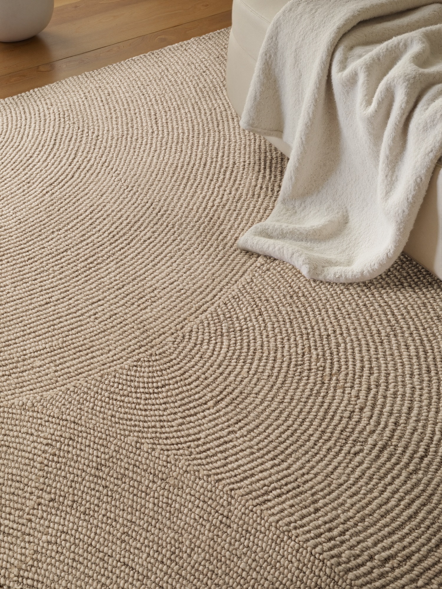 HANSE Home Wollteppich »Eleni«, rechteckig, 18 mm Höhe, Handgetuftet, Wolle, Natur, Wohnzimmer, Schlafzimmer, Skandi, Hygge