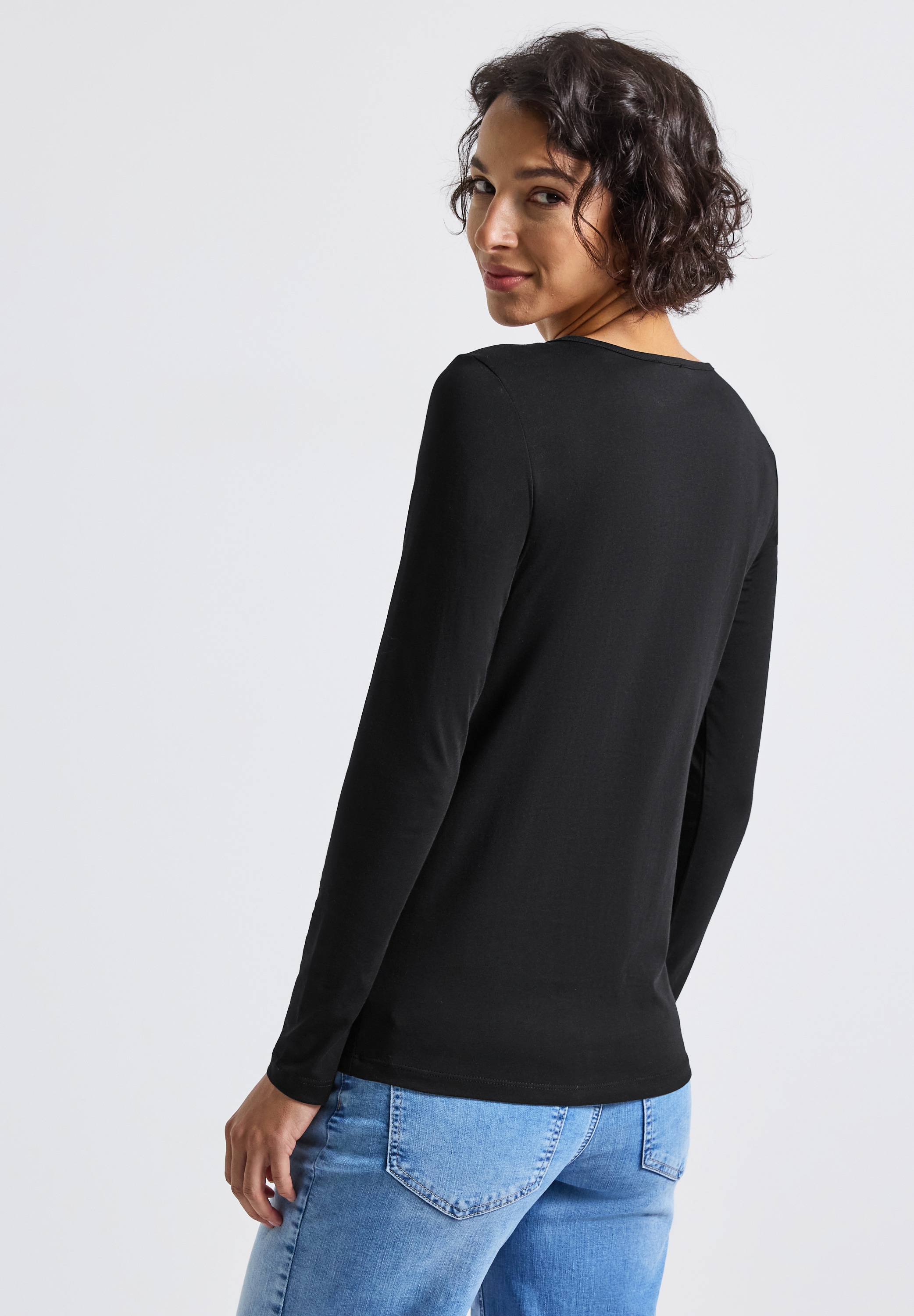 STREET ONE Langarmshirt, Basic