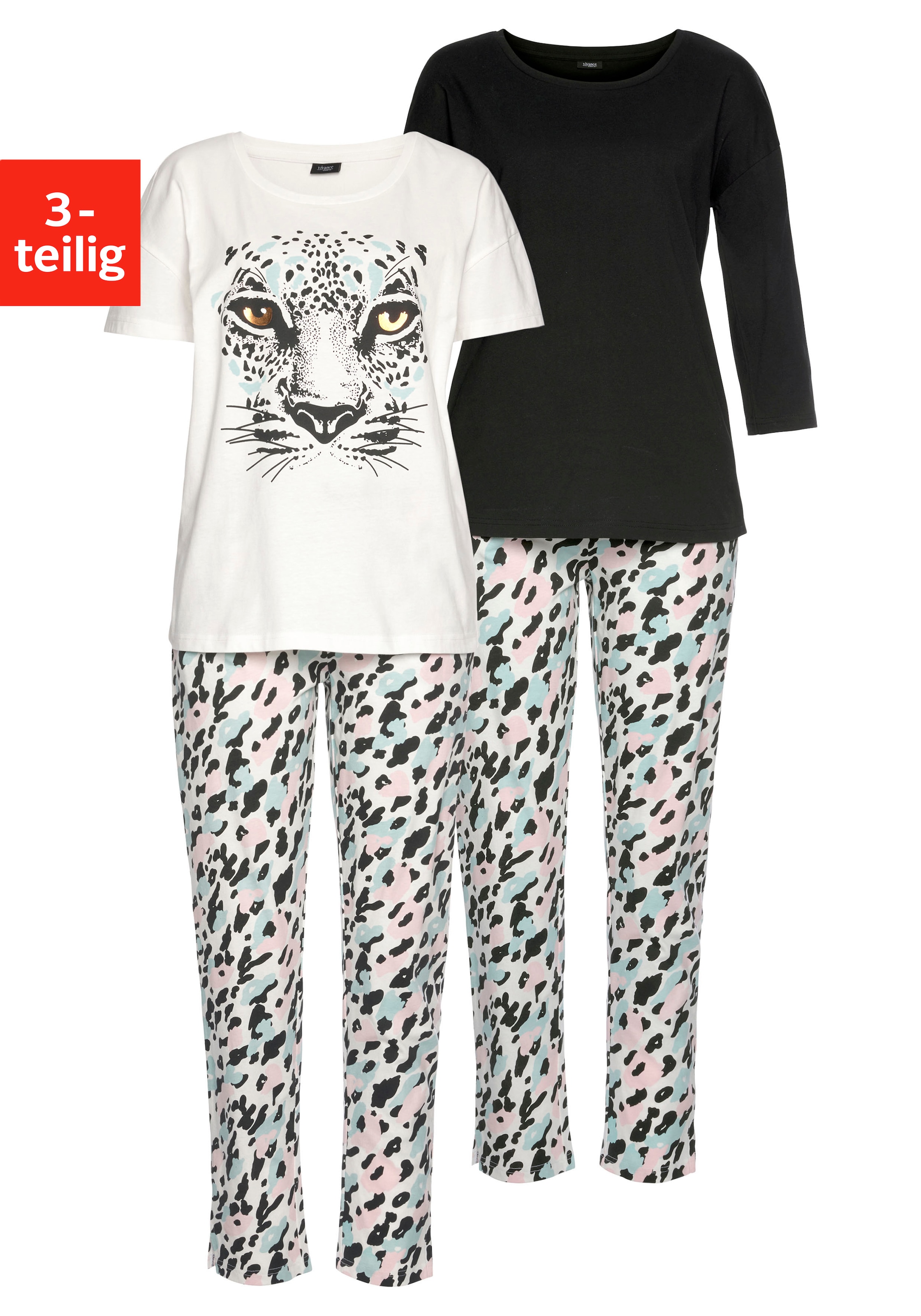 online kaufen | BAUR Dreams Pyjama, (Set, transparente 2 Vivance elastische tlg.), Spitze