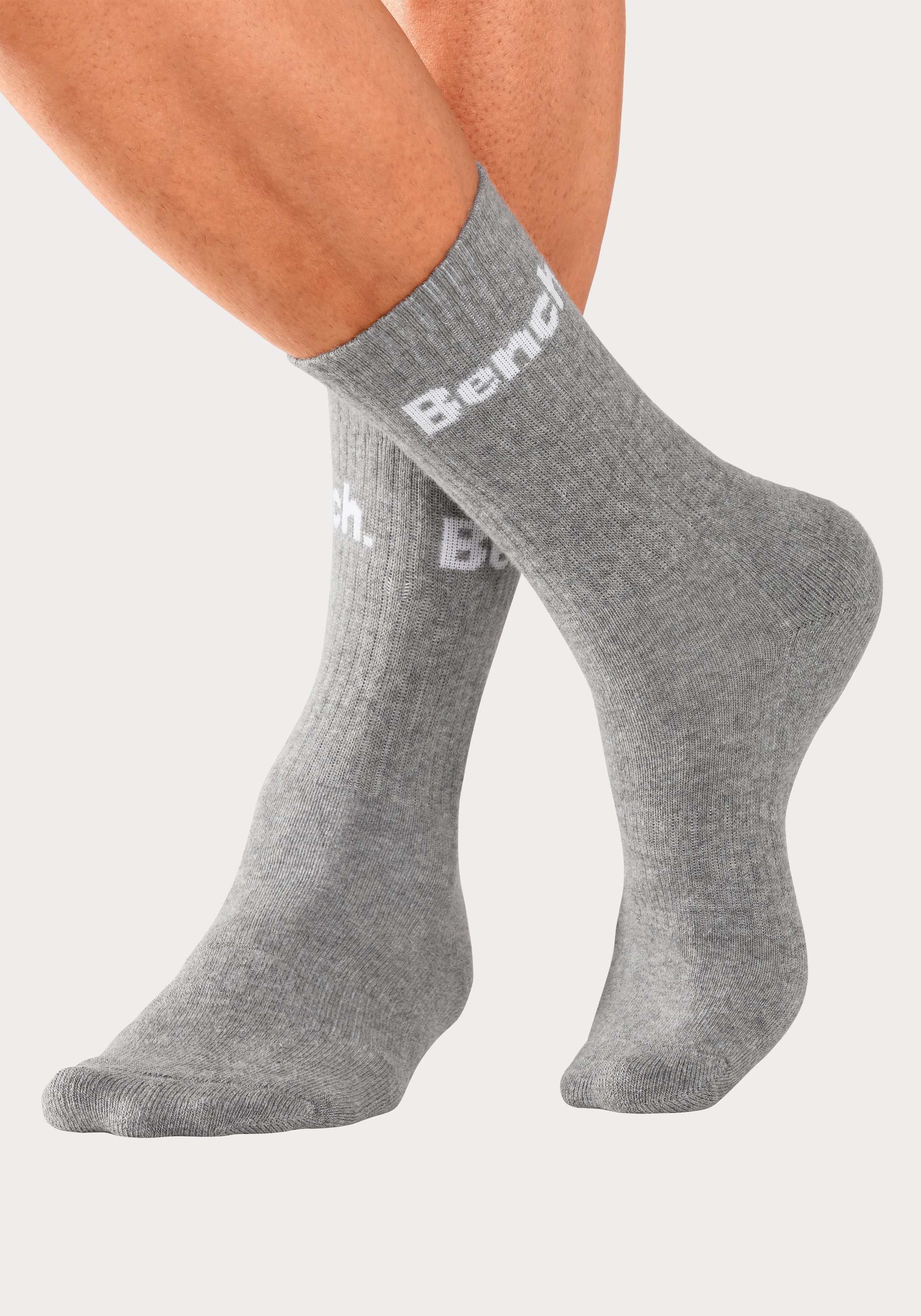 Bench. Tennissocken, (Packung, 6 Paar), mit Fuß Polsterung