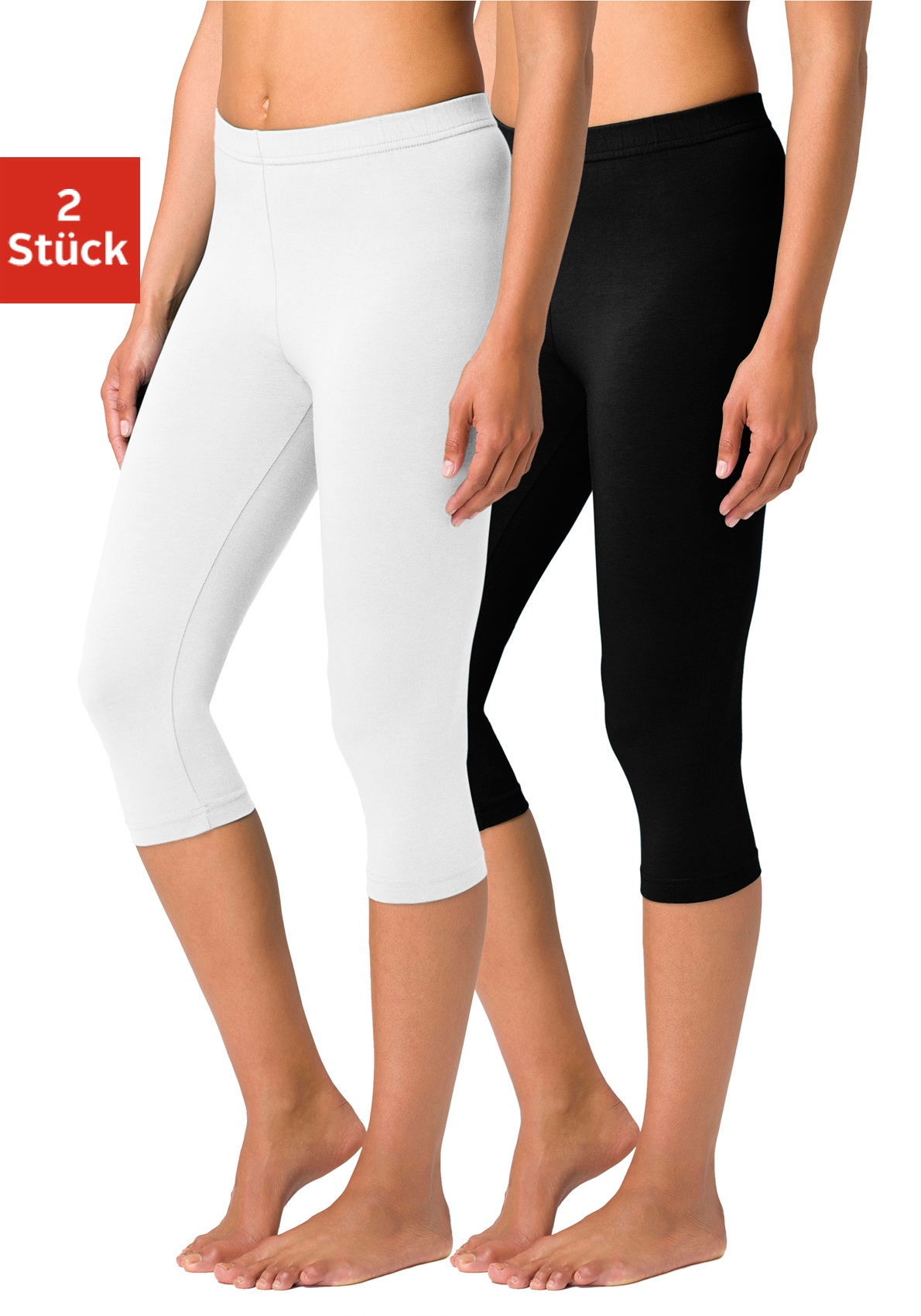 Vivance Active by Lascana Caprileggings mit Gummibund, Loungewear