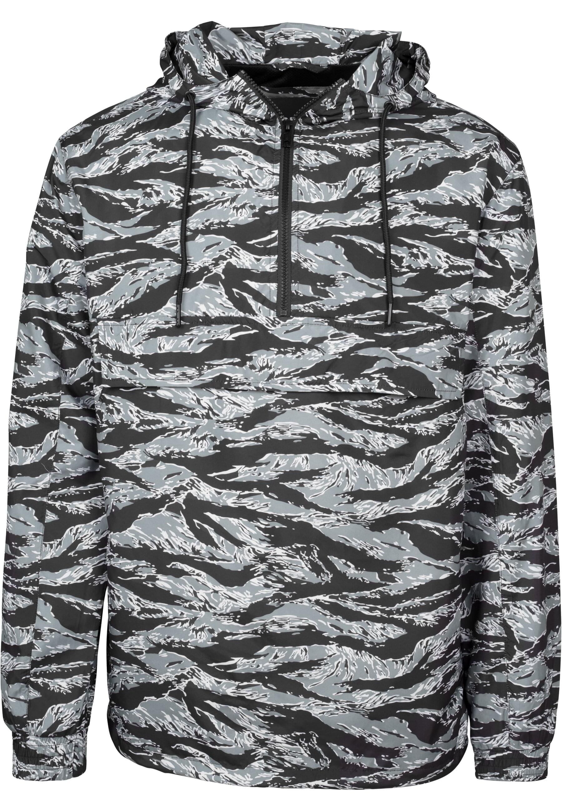 URBAN CLASSICS Allwetterjacke "Urban Classics Herren Tiger Camo Pull Over" günstig online kaufen