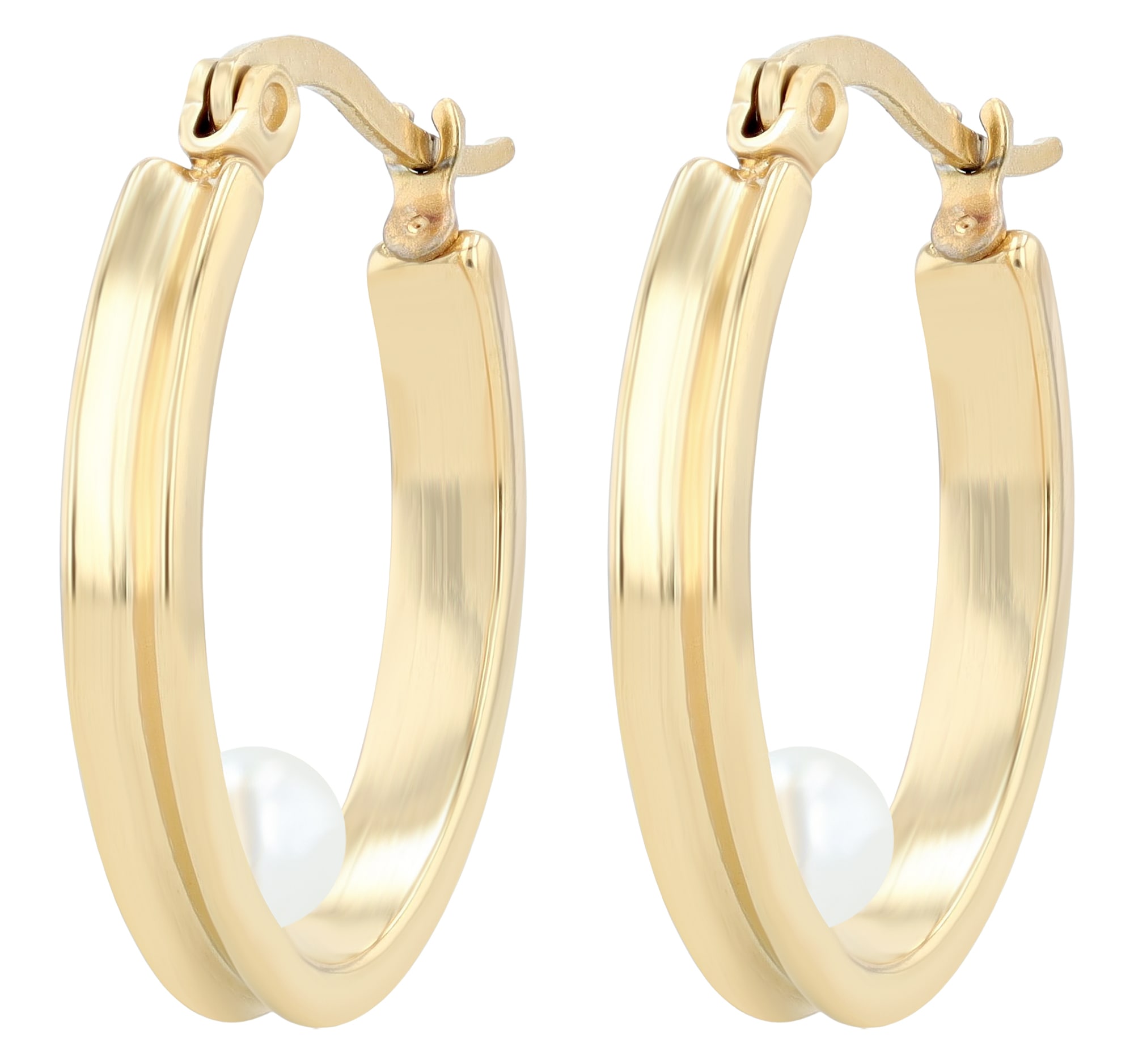 Adelia´s Paar Ohrhänger "Damen Ohrringe aus Edelstahl mit Perle" Geschenkid günstig online kaufen