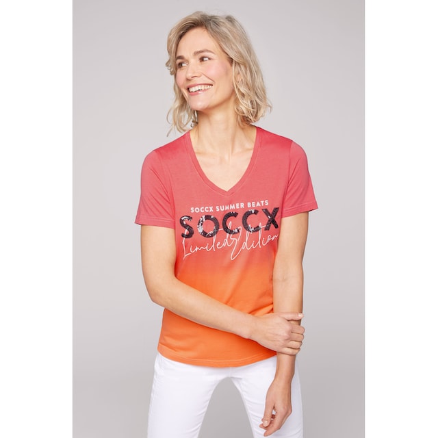 SOCCX V-Shirt, mit Elasthan-Anteil für kaufen | BAUR
