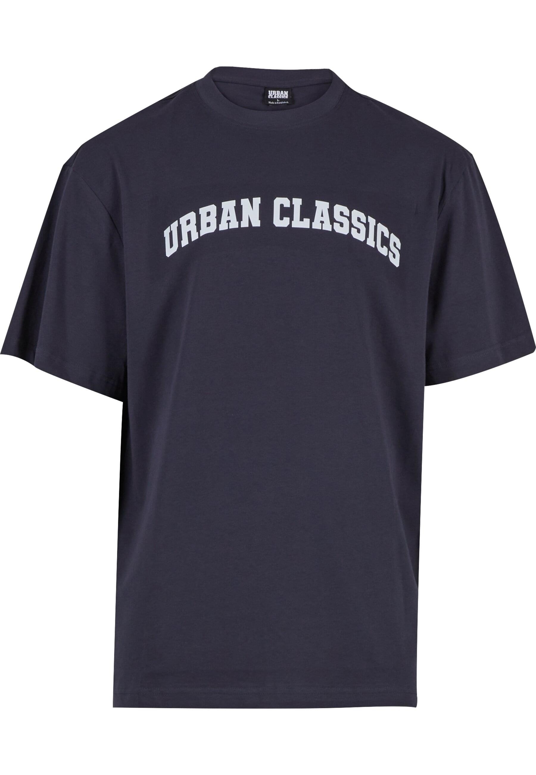 URBAN CLASSICS T-Shirt "Urban Classics UC College Logo Tall Tee", (1 tlg.) günstig online kaufen