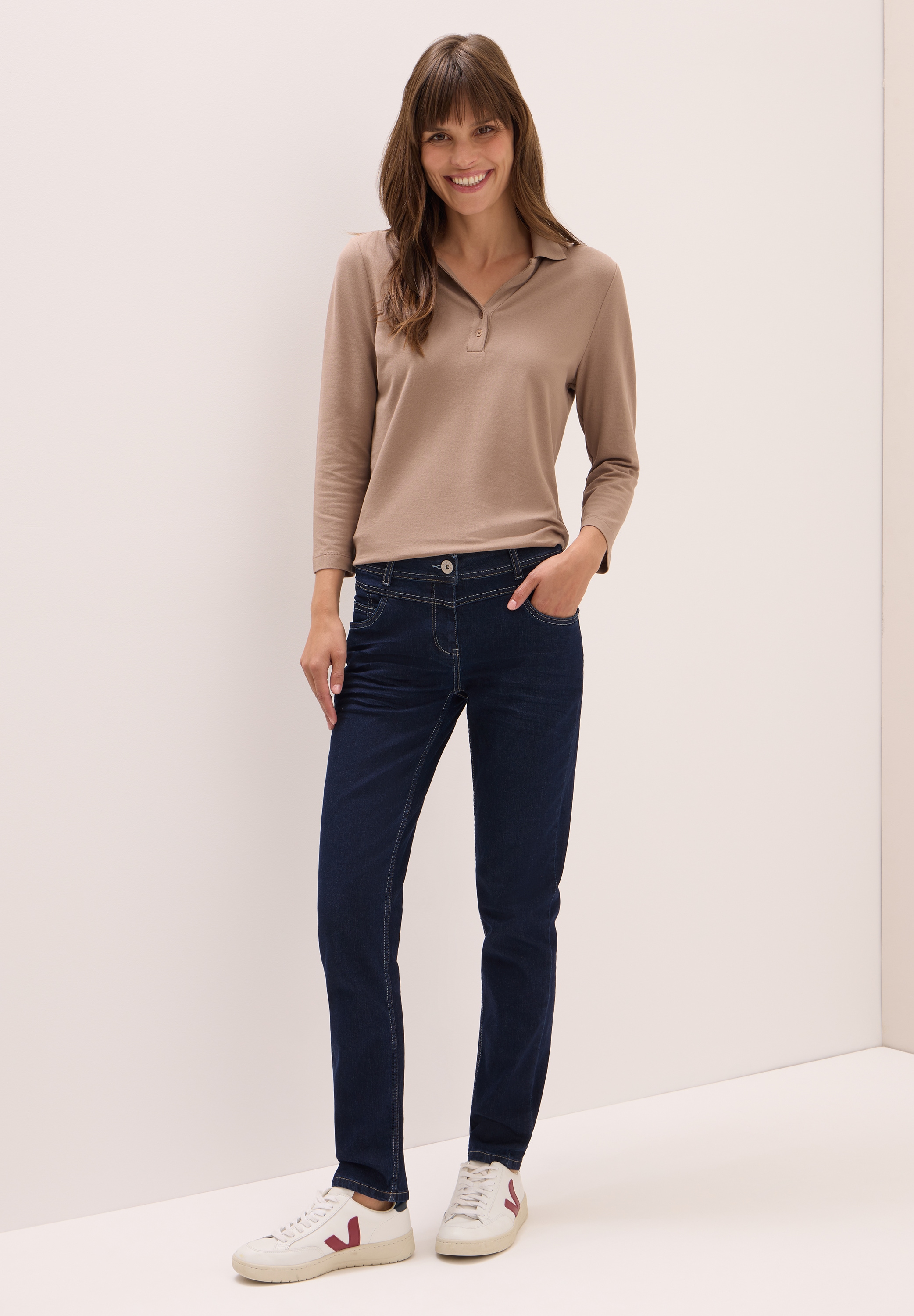 Cecil Comfort-fit-Jeans, Middle Waist