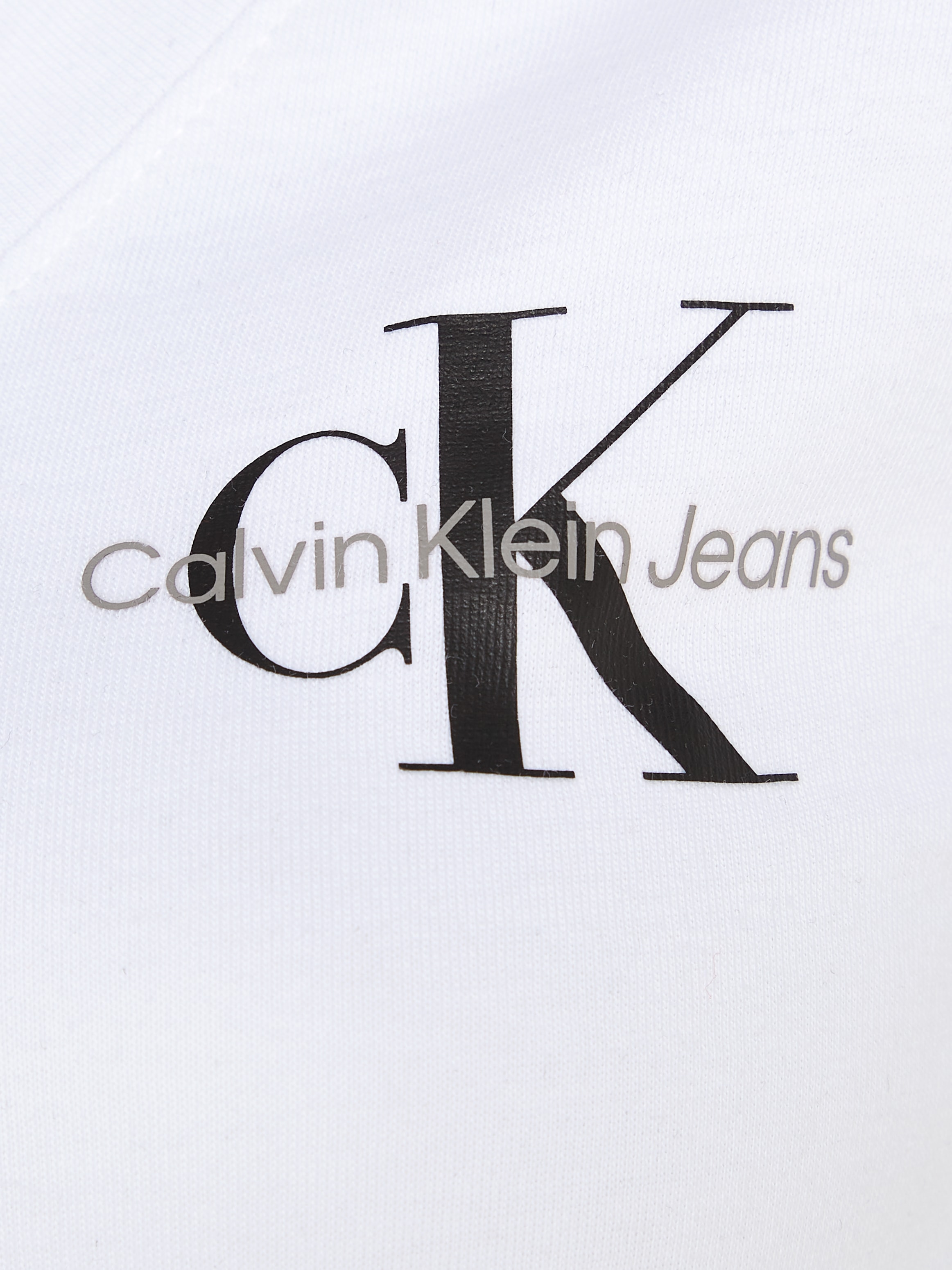 Calvin Klein Jeans T-Shirt »2-PACK MONOLOGO V-NECK TEE«, (Packung, 2er-Pack), mit Logomarkenlabel