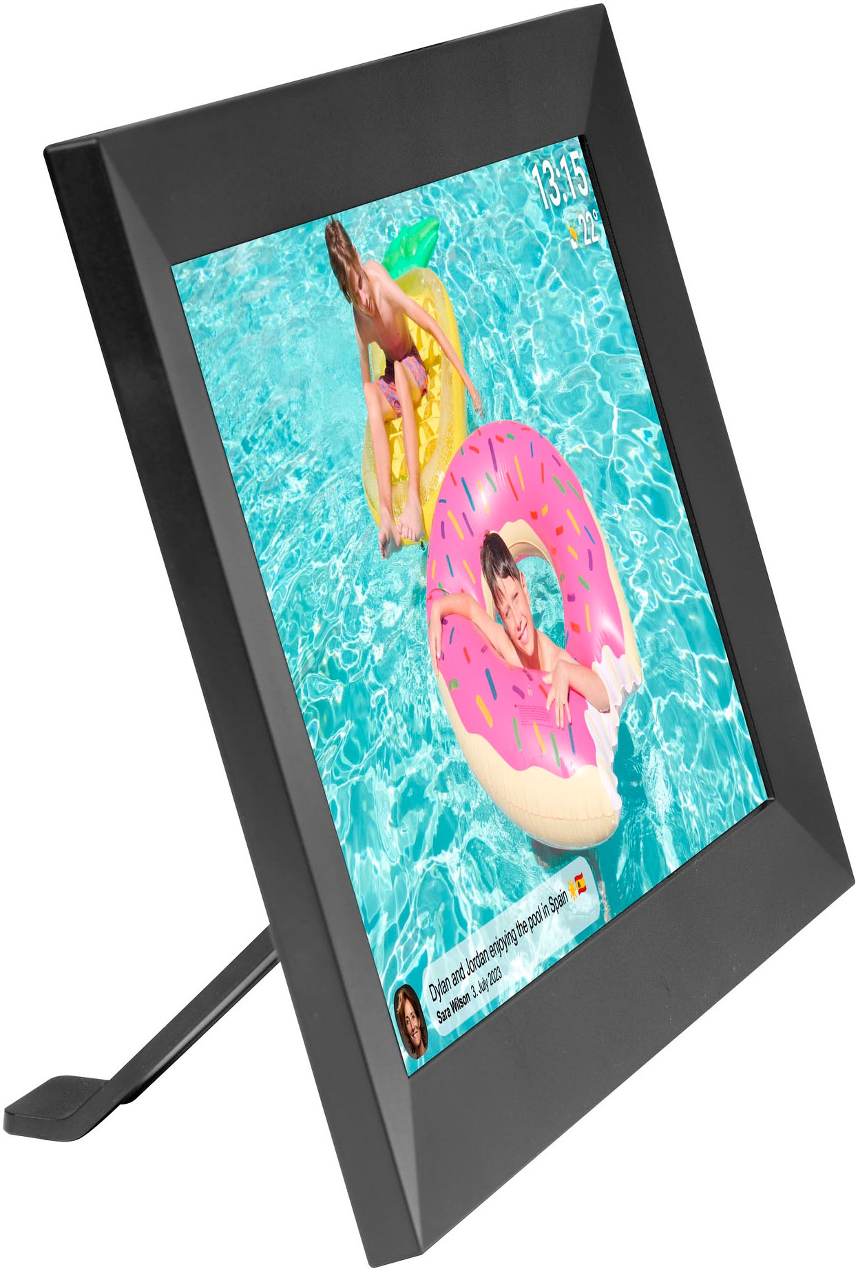 Denver Digitaler Bilderrahmen »PFF-1024 FRAMEO 10.1 Zoll«, 25,65 cm/10,1 Zoll, 800 x 1280 px Pixel, 16 GB