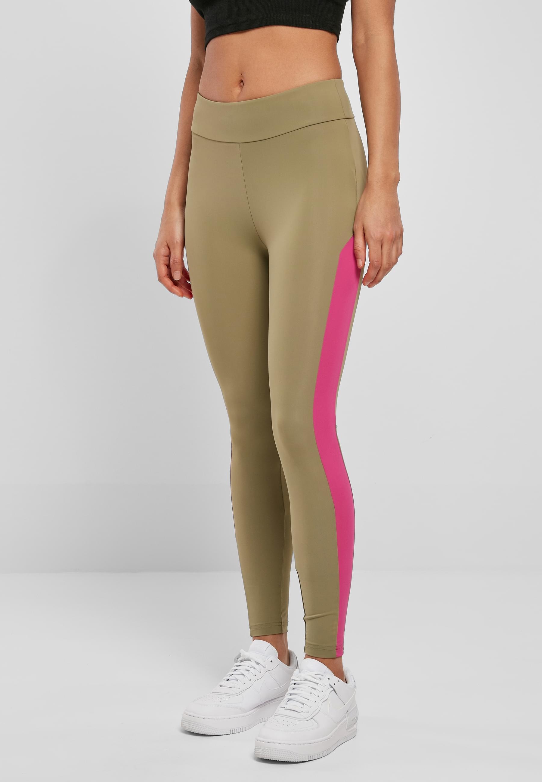 URBAN CLASSICS Leggings »Urban Classics Damen Ladies Color Block Leggings«, (1 tlg.)