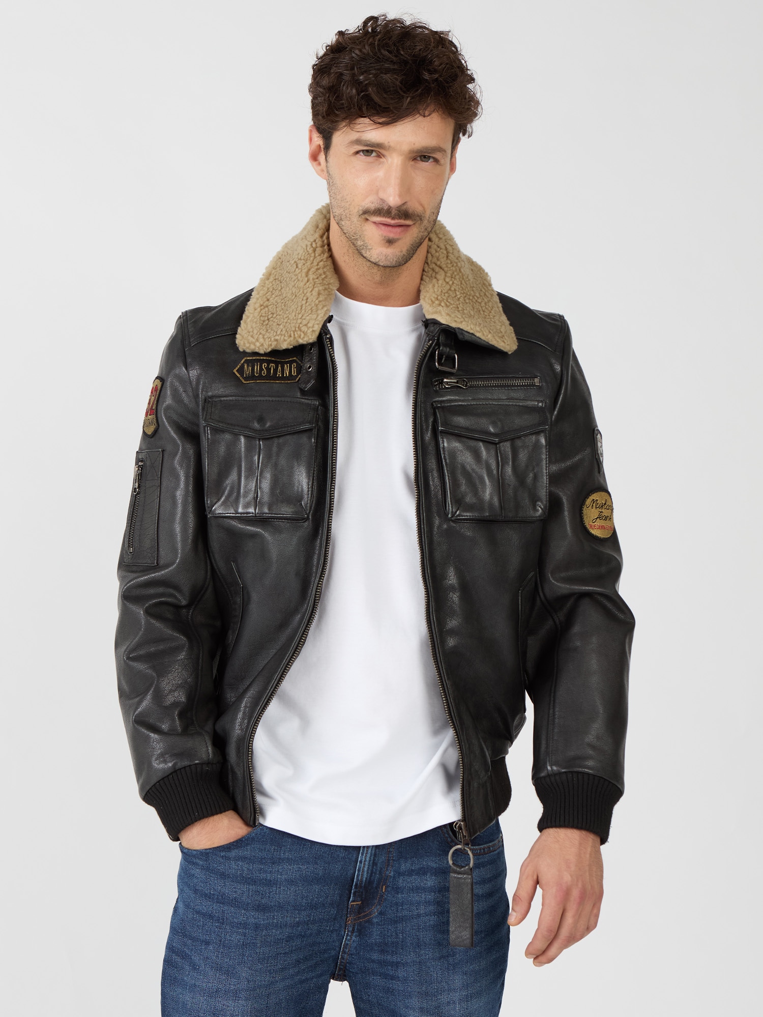 MUSTANG Lederjacke "Karlstad" günstig online kaufen