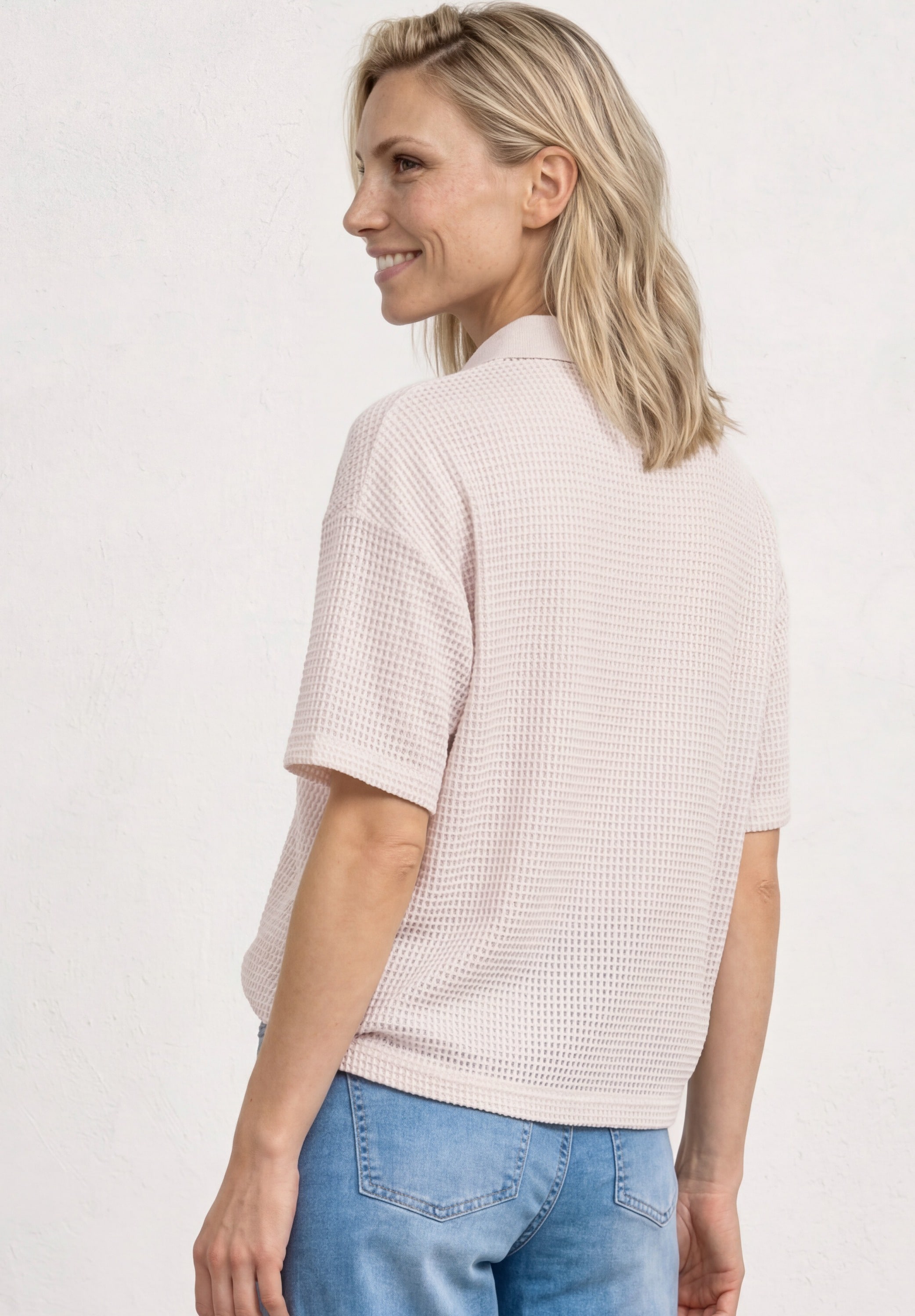 STREET ONE Poloshirt in Unifarbe