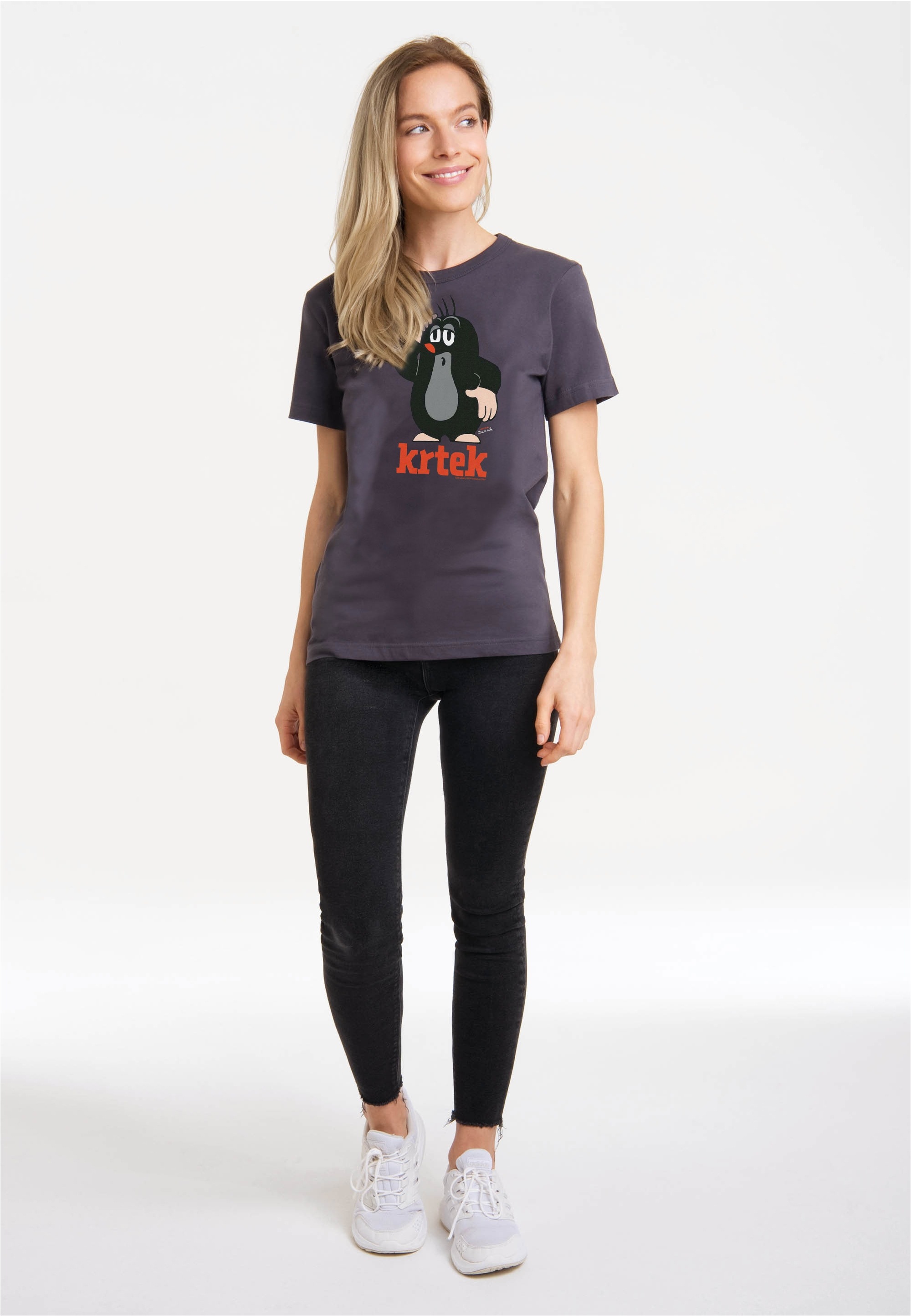 LOGOSHIRT T-Shirt "Der kleine Maulwurf Krtek" mit coolem Print günstig online kaufen